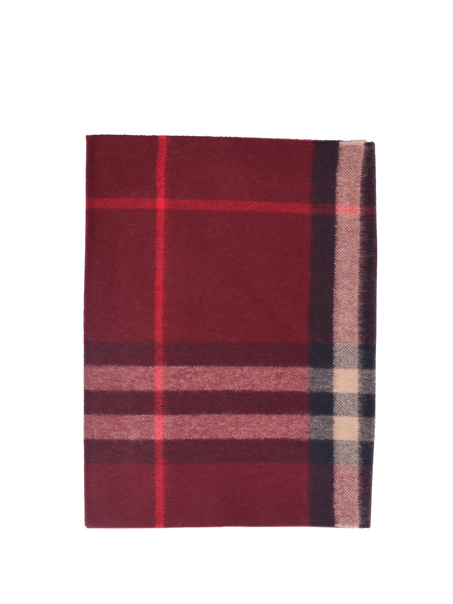 Шарф Burberry 3826754 бордовый мужской в клетку — купить в интернет-магазине Verdistore