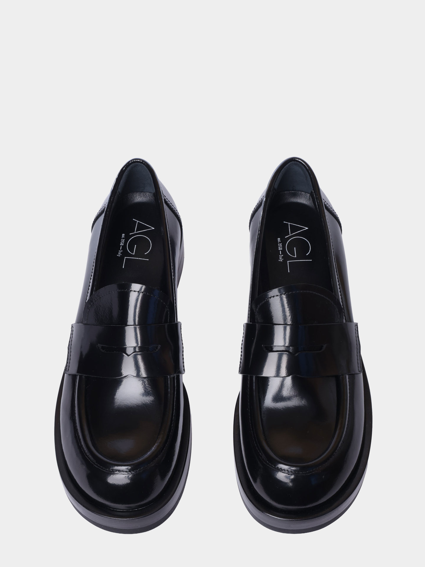 Лоферы AGL D837001PGFENIC 0000 кожаные женские — купить в интернет-магазине Verdistore