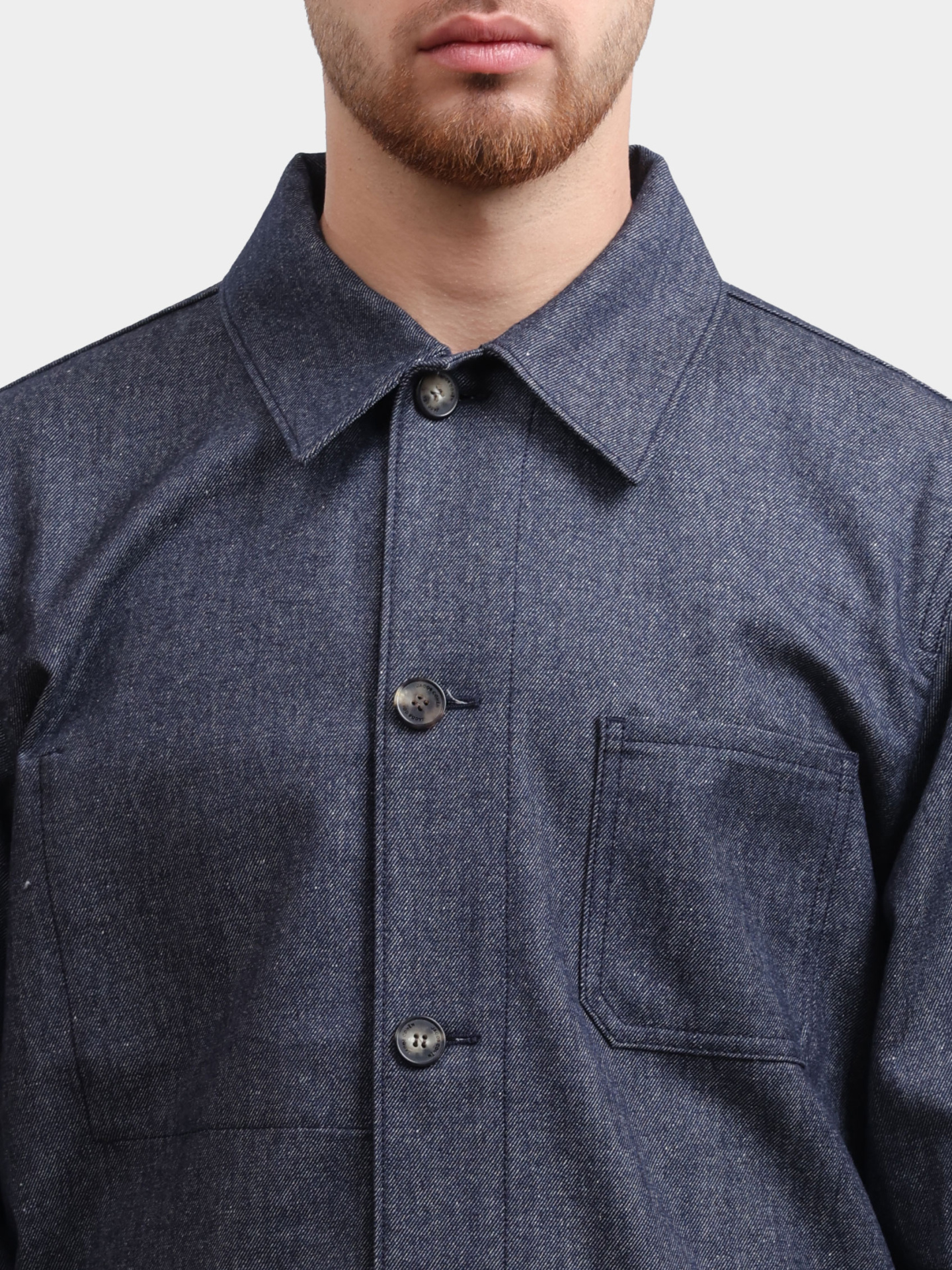 Куртка-рубашка Jacob Cohen JUM_E0033 080 S4307 RW 0540M синяя мужская — купить в интернет-магазине Verdistore