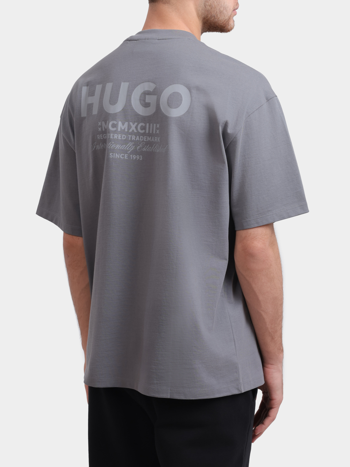 Футболка Hugo Nalono 10250555 01 мужская с миниатюрным логотипом — купить в интернет-магазине Verdistore