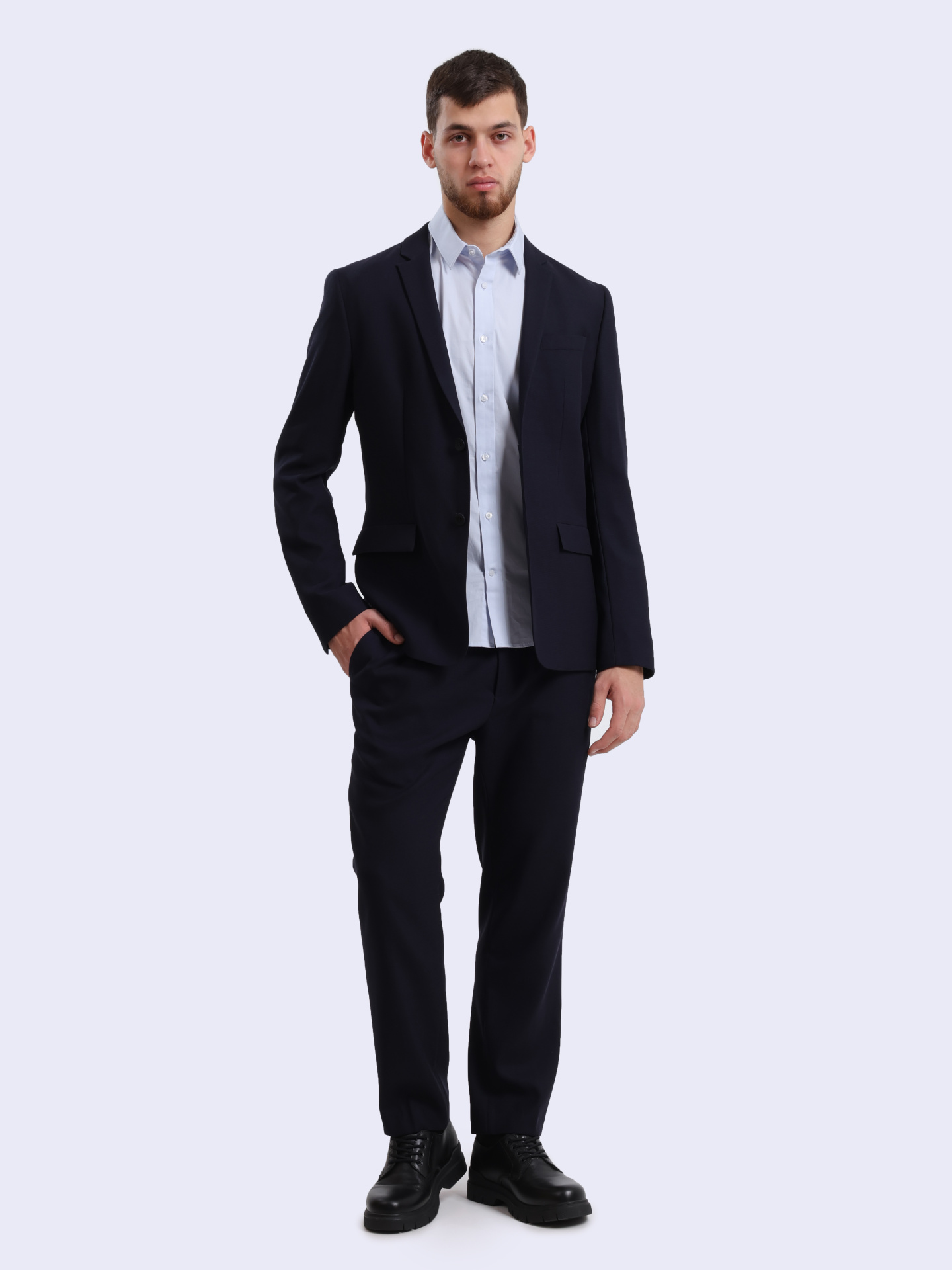 Брюки Calvin Klein K10K109956 темно-синие мужские на резинке — купить в интернет-магазине Verdistore