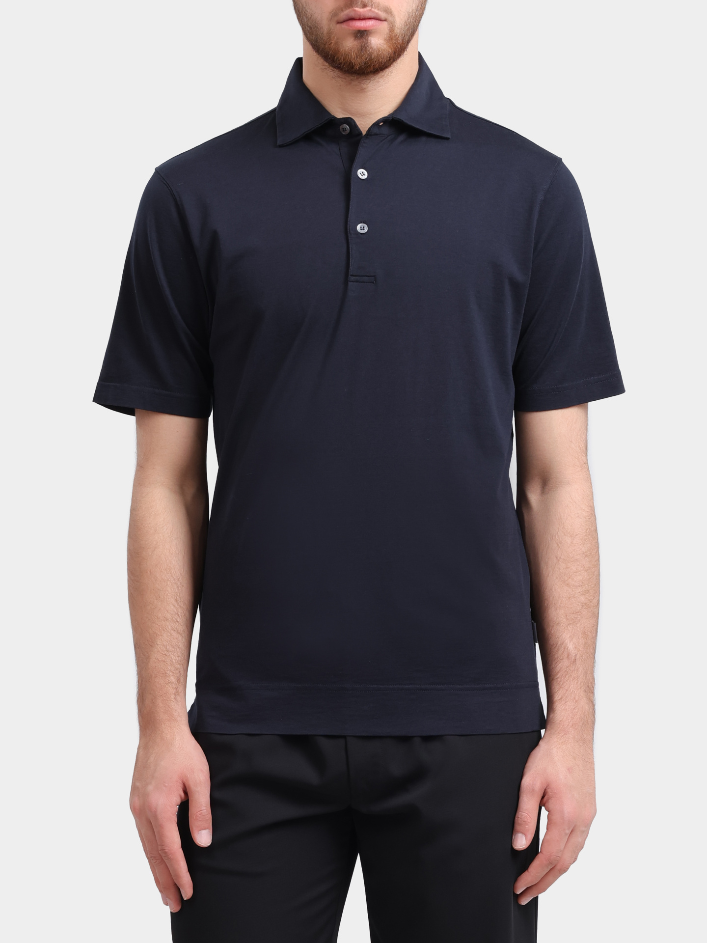 Поло Lardini CNLPMC99 CN6405 темно-синее мужское — купить в интернет-магазине Verdistore