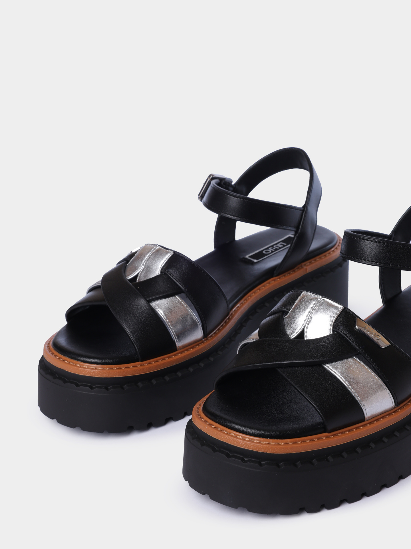 Босоножки Liu-Jo BESSIE 01 SA6159PX02601039 черные женские — купить в интернет-магазине Verdistore