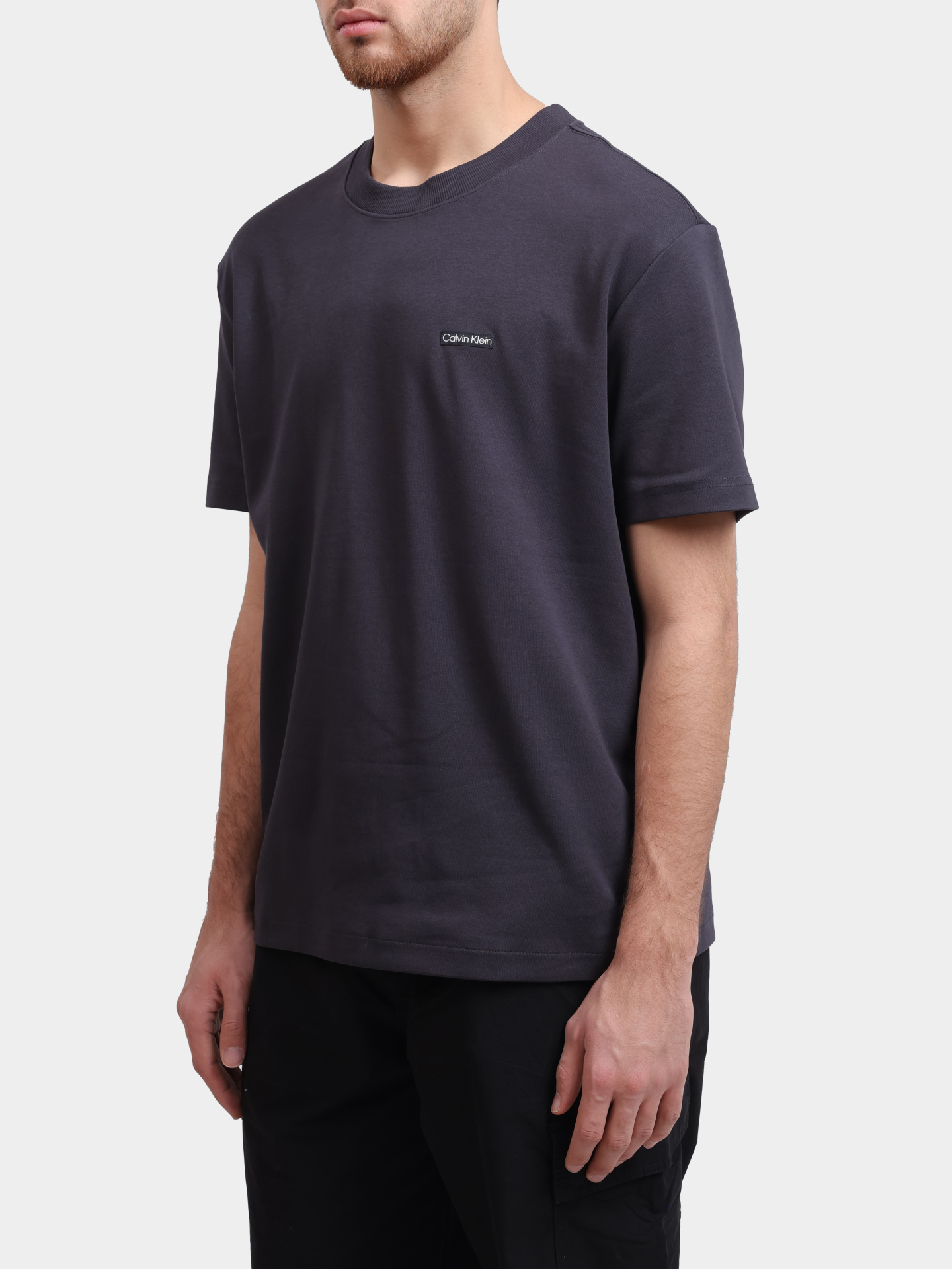 Футболка Calvin Klein Jeans J30J327234 BA1 хлопковая мужская — купить в интернет-магазине Verdistore