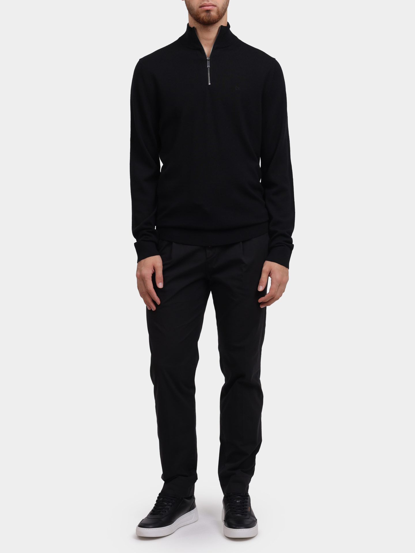 Джемпер Calvin Klein K10K110421 BEH шерстяной мужской — купить в интернет-магазине Verdistore