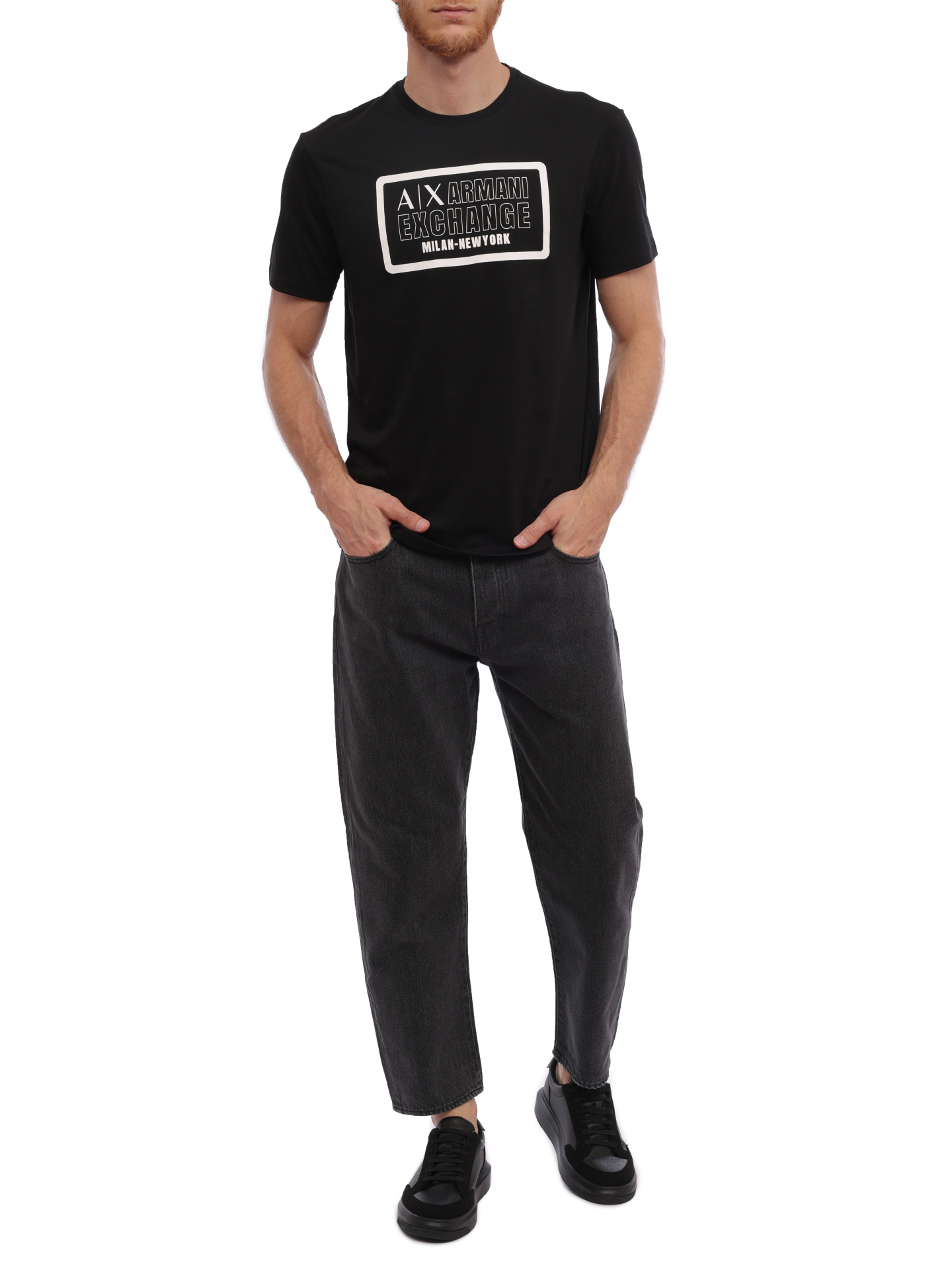Джинсы Armani Exchange 6RZJ71 Z28UZ 0204 серые мужские — купить в интернет-магазине Verdistore