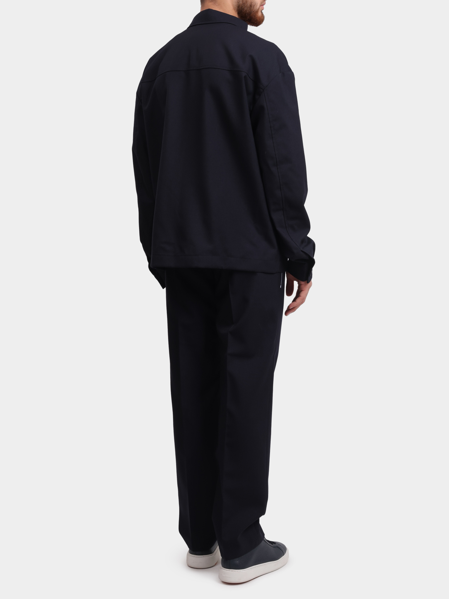 Куртка-рубашка Boss 50545810 404 темно-синяя мужская — купить в интернет-магазине Verdistore