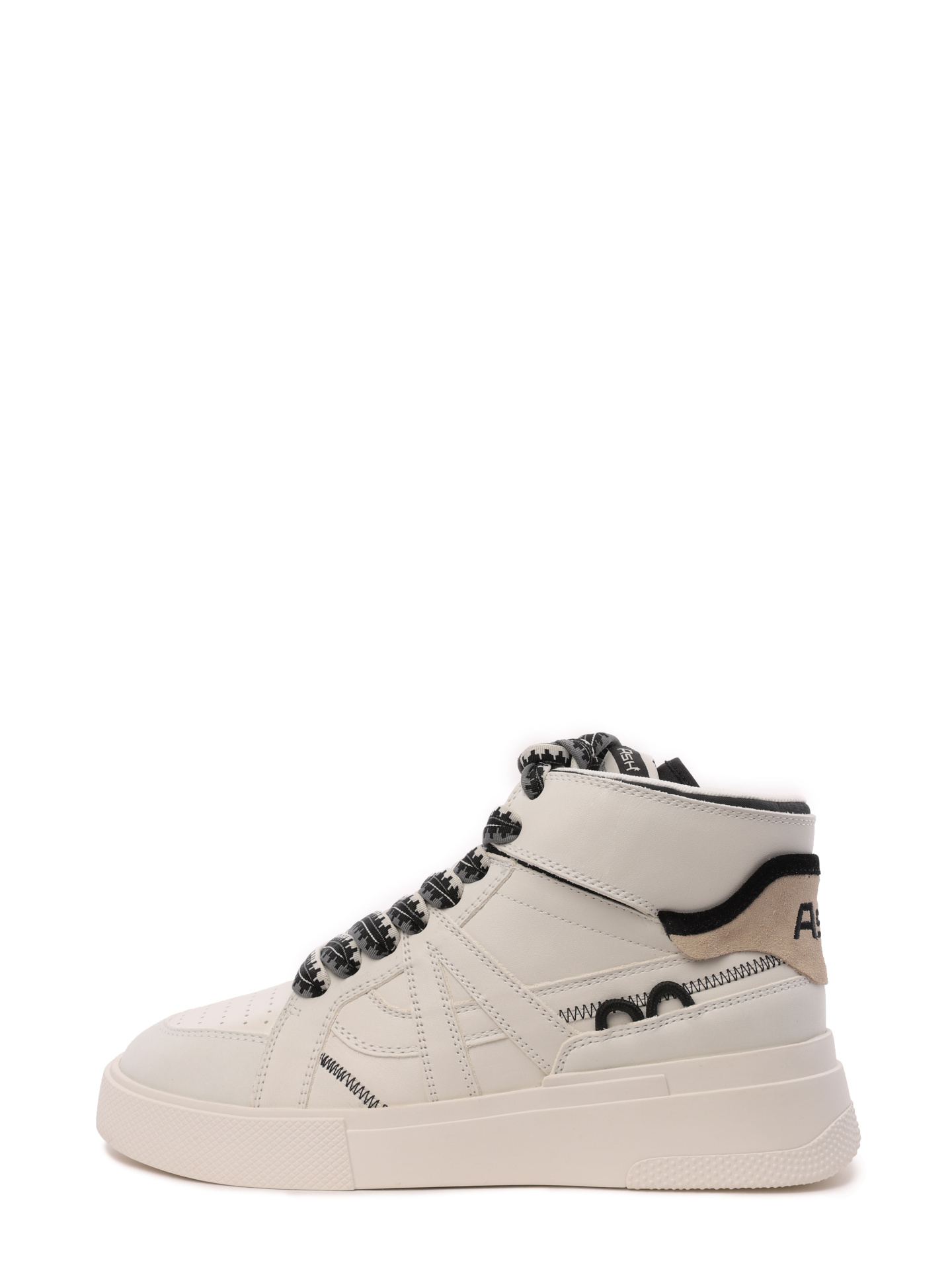Кеды ASH 9AH.AH130617.T высокие женские с контрастными вставками — купить в интернет-магазине Verdistore