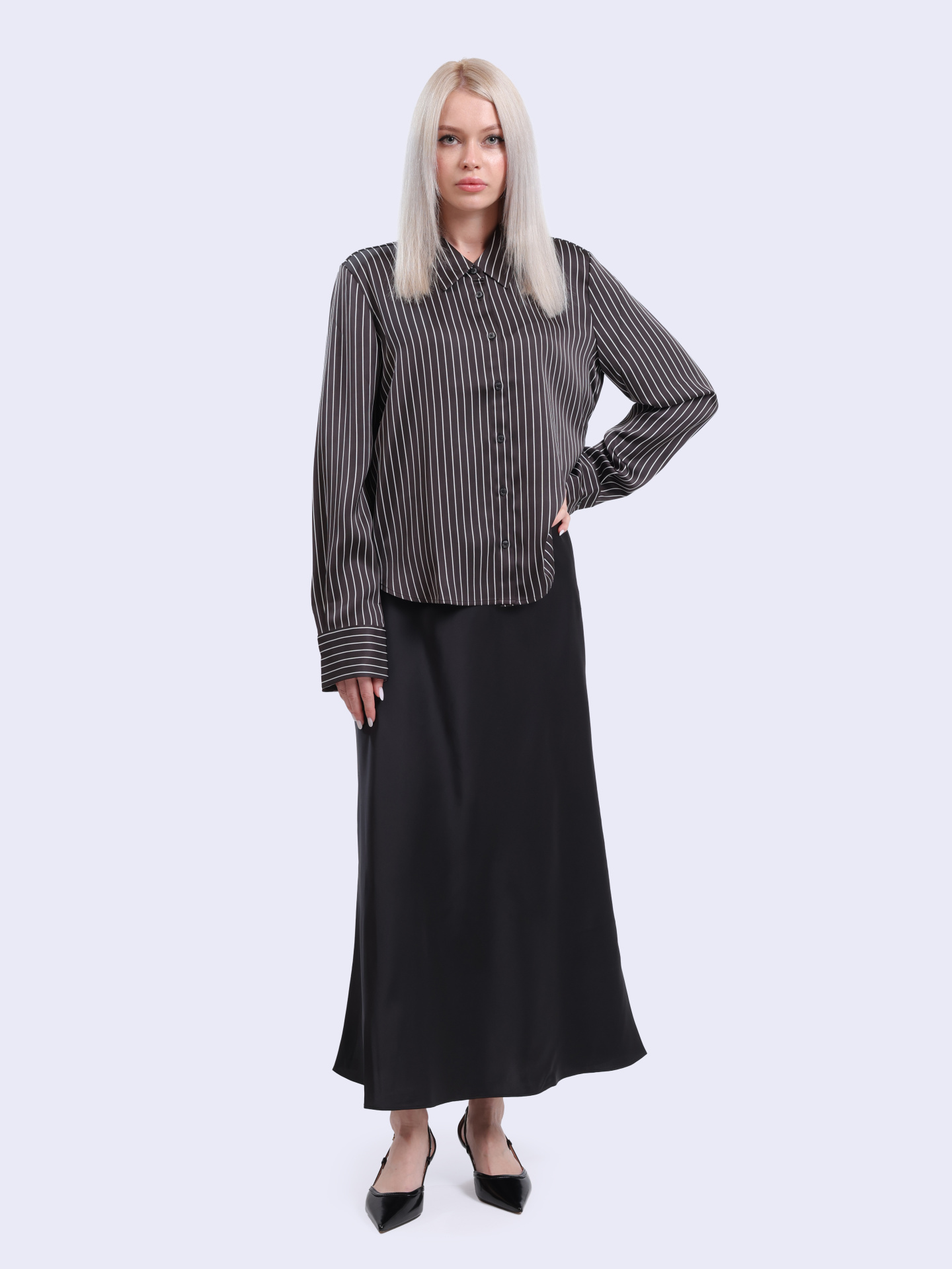 Блузка Elka 10267869 01 50532874 978 свободного кроя и с классическим воротником — купить в интернет-магазине Verdistore