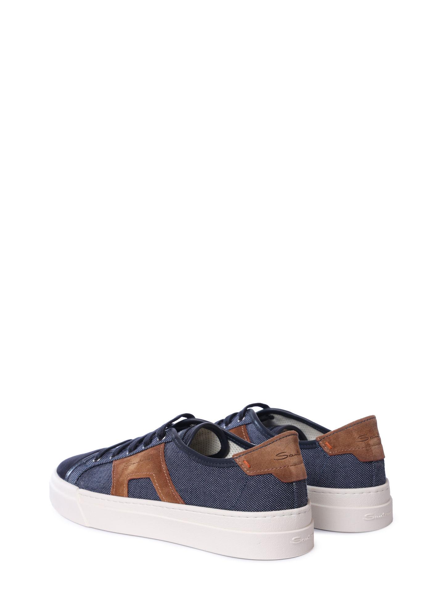 Кеды Santoni MBGG22075PNNGNUEU60 комбинированные мужские — купить в интернет-магазине Verdistore