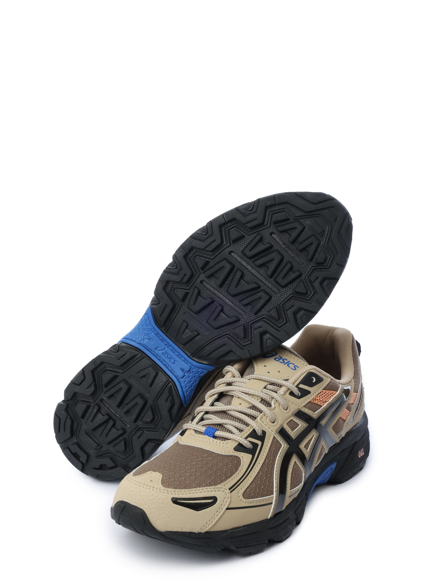 Кроссовки Asics 1203A297 200 комбинированные мужские с коричневыми вставками — купить в интернет-магазине Verdistore