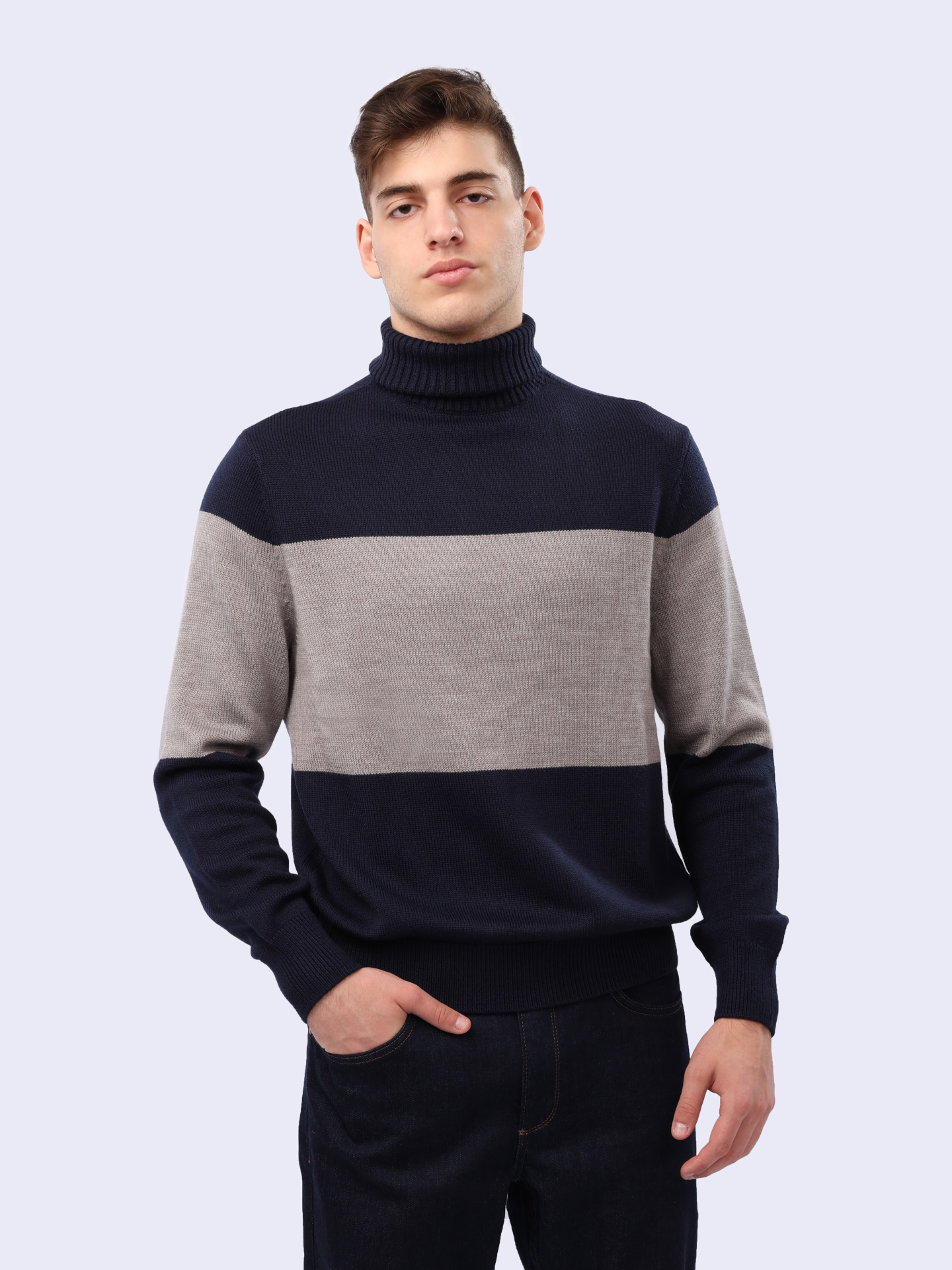 Свитер Armani Exchange 6DZM2E ZM1LZ 25FV комбинированный мужской — купить в интернет-магазине Verdistore