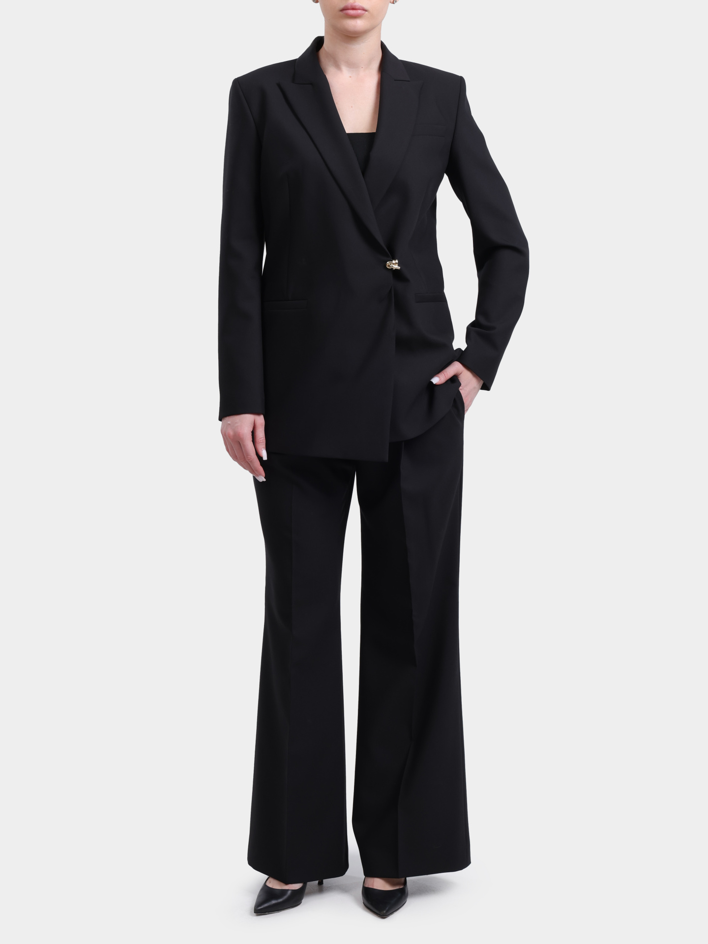 Брюки Hugo 50547658 001 черные женские — купить в интернет-магазине Verdistore