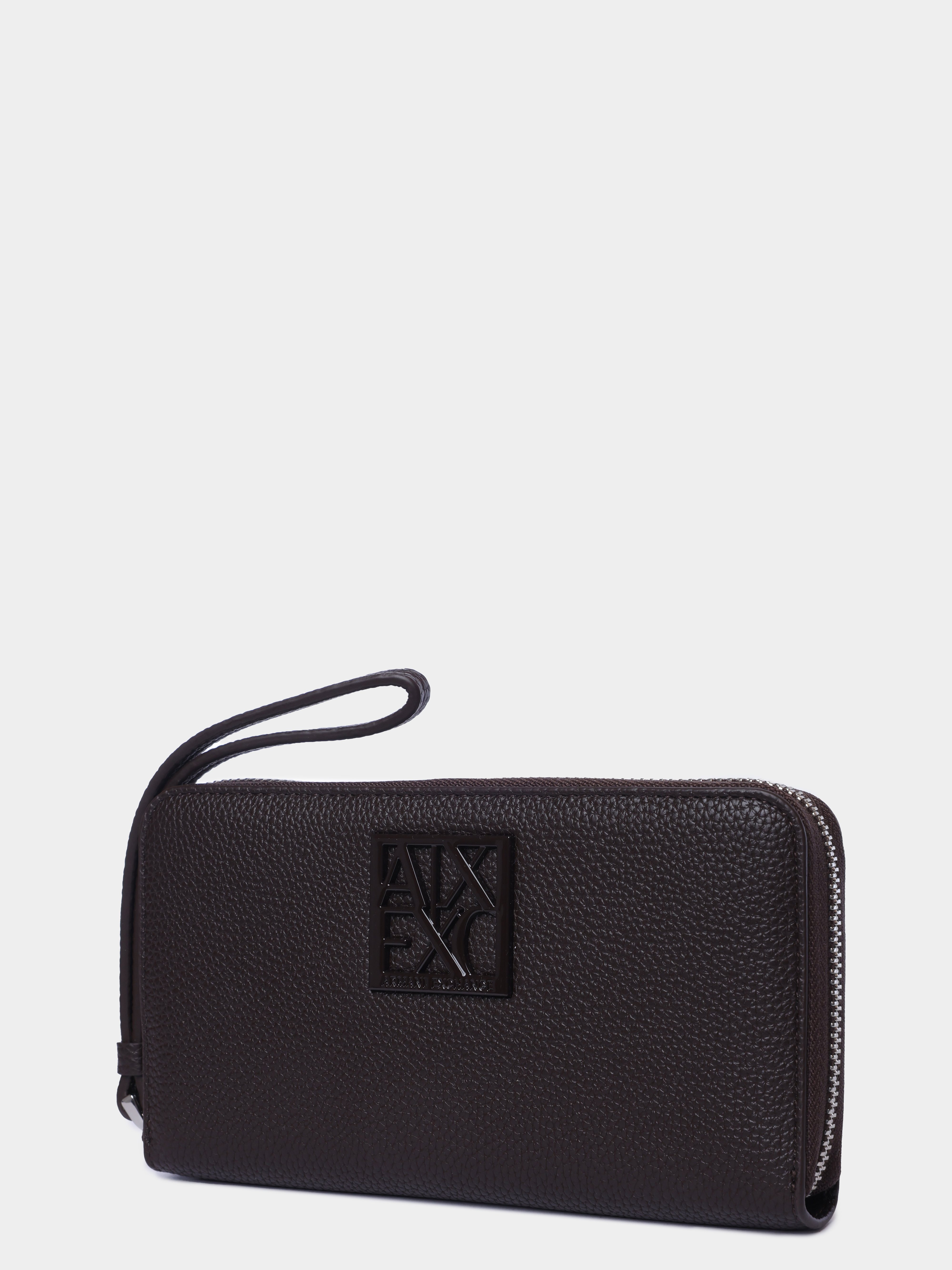 Кошелек Armani Exchange XW000361 AF11902 U6032 темно-коричневый женский — купить в интернет-магазине Verdistore