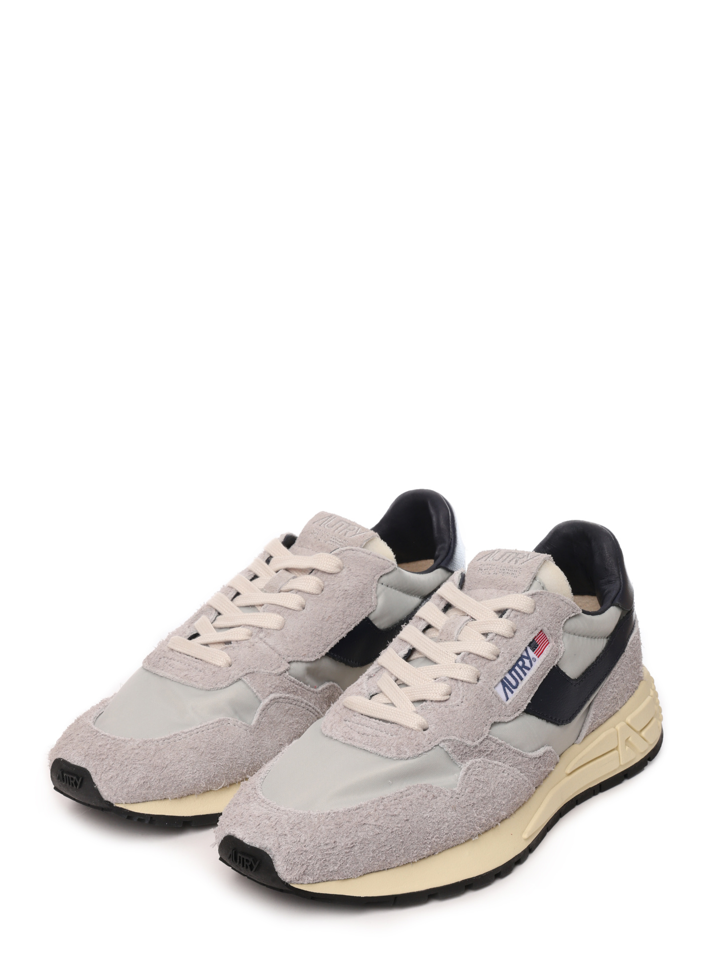 Кроссовки Autry WWLM-HN12 серые мужские с замшевыми вставками — купить в интернет-магазине Verdistore