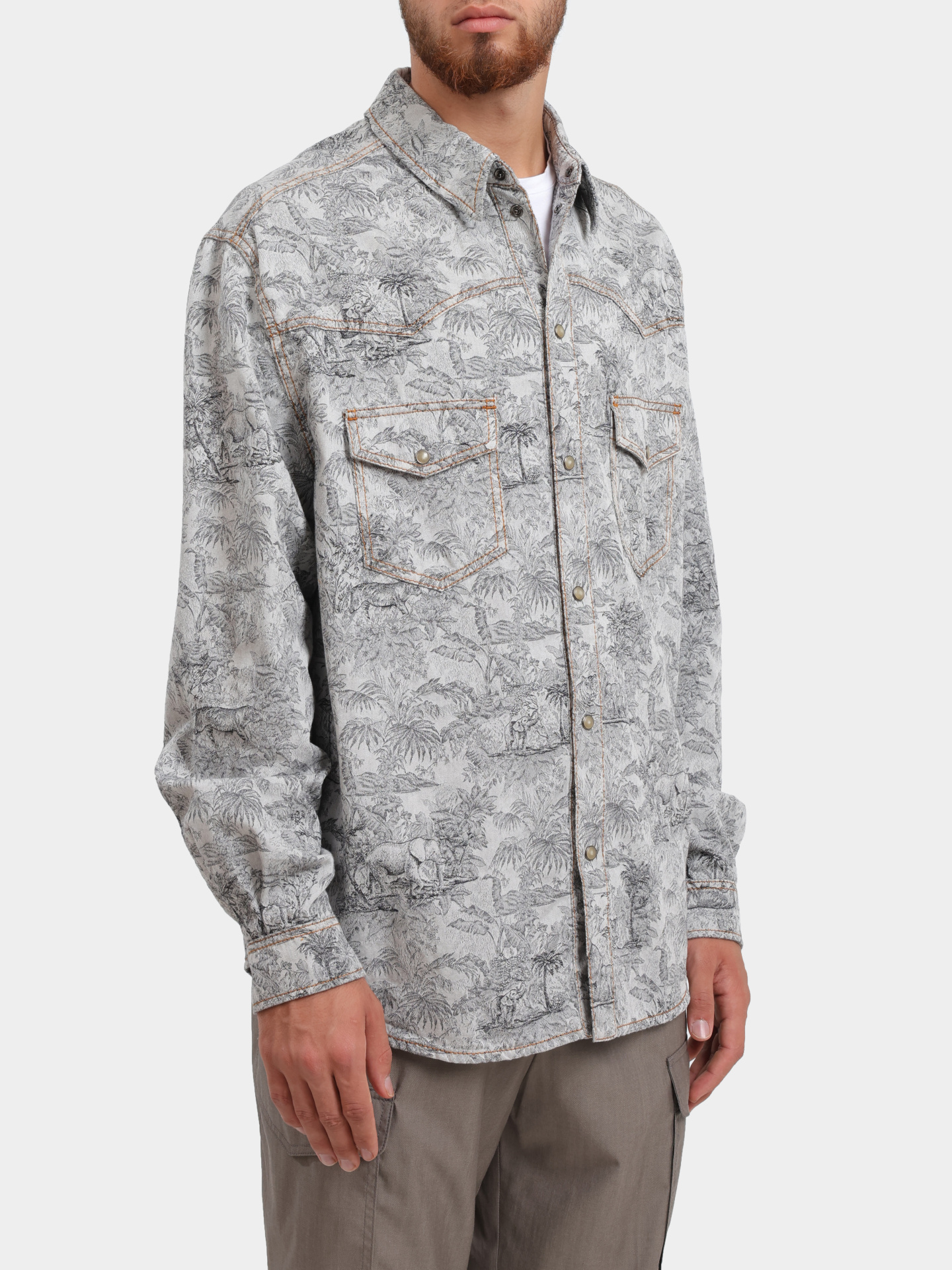 Рубашка Etro MRNE0001 99TJ580 S9810 джинсовая мужская — купить в интернет-магазине Verdistore