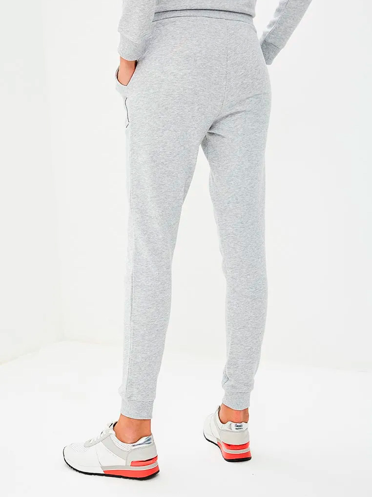 картинка Брюки спортивные Armani Exchange 6ZYP71 3911 серые женские с эластичными манжетами от магазина Verdistore
