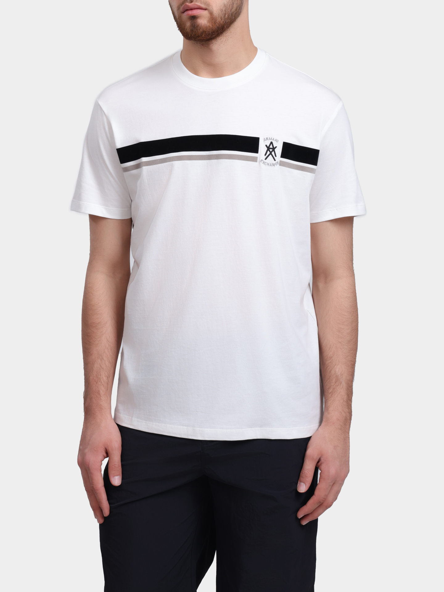 Футболка Armani Exchange XM001792 AF12308 U0009 белая мужская — купить в интернет-магазине Verdistore