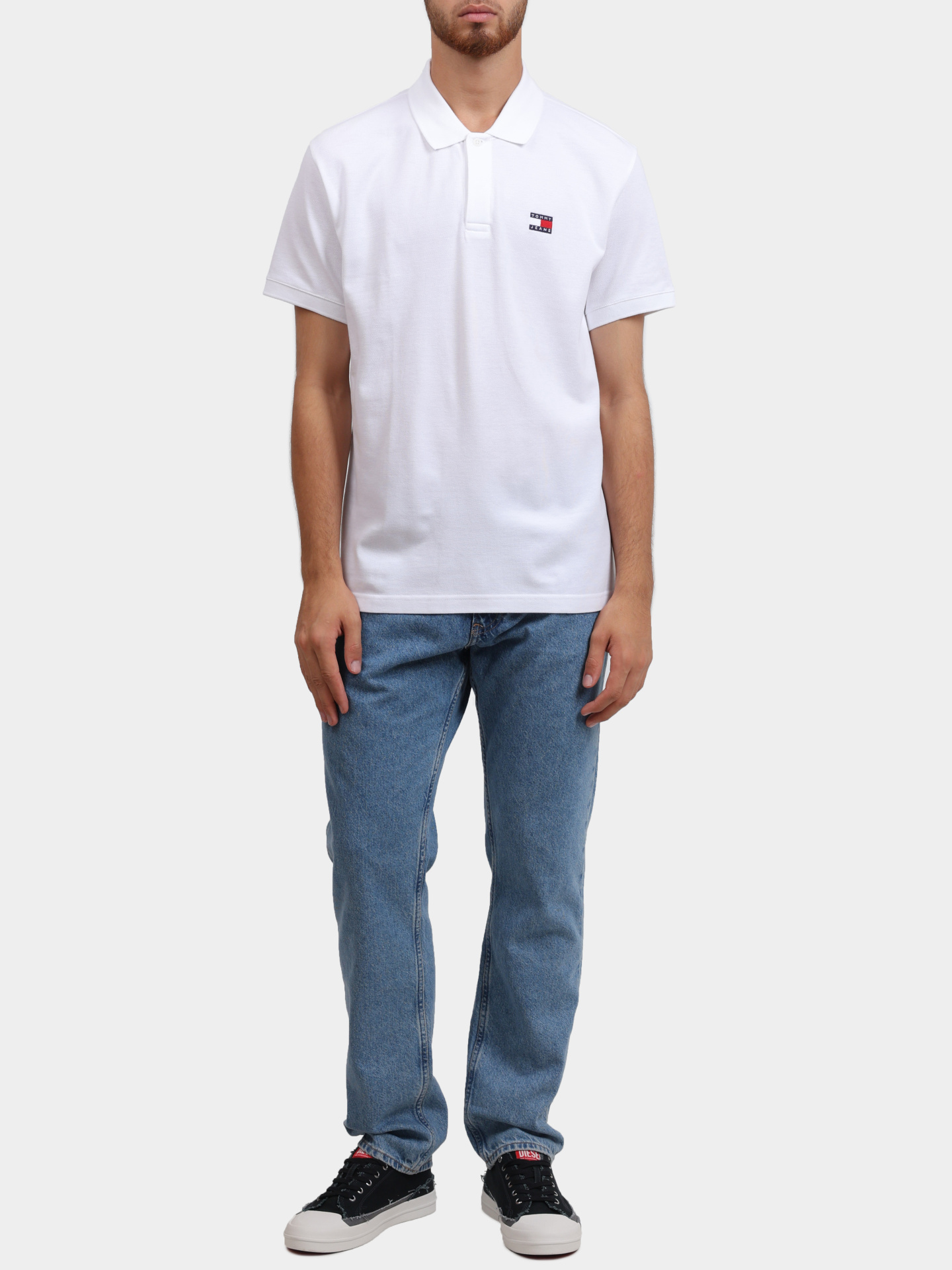 Поло DM0DM18314 YBR хлопковое мужское — купить в интернет-магазине Verdistore