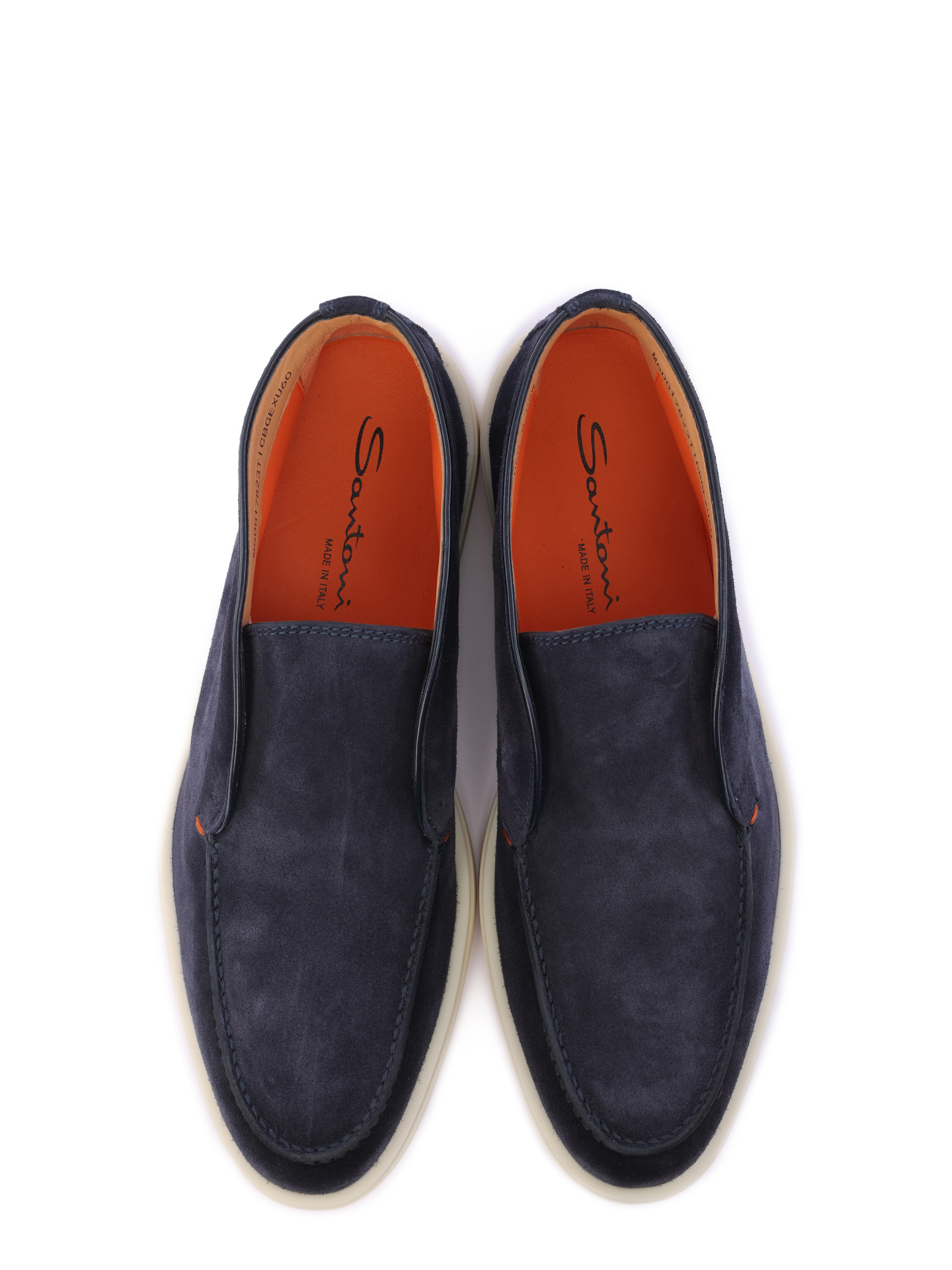 Полуботинки темно-синие замшевые на светлой подошве — купить в интернет-магазине Verdistore