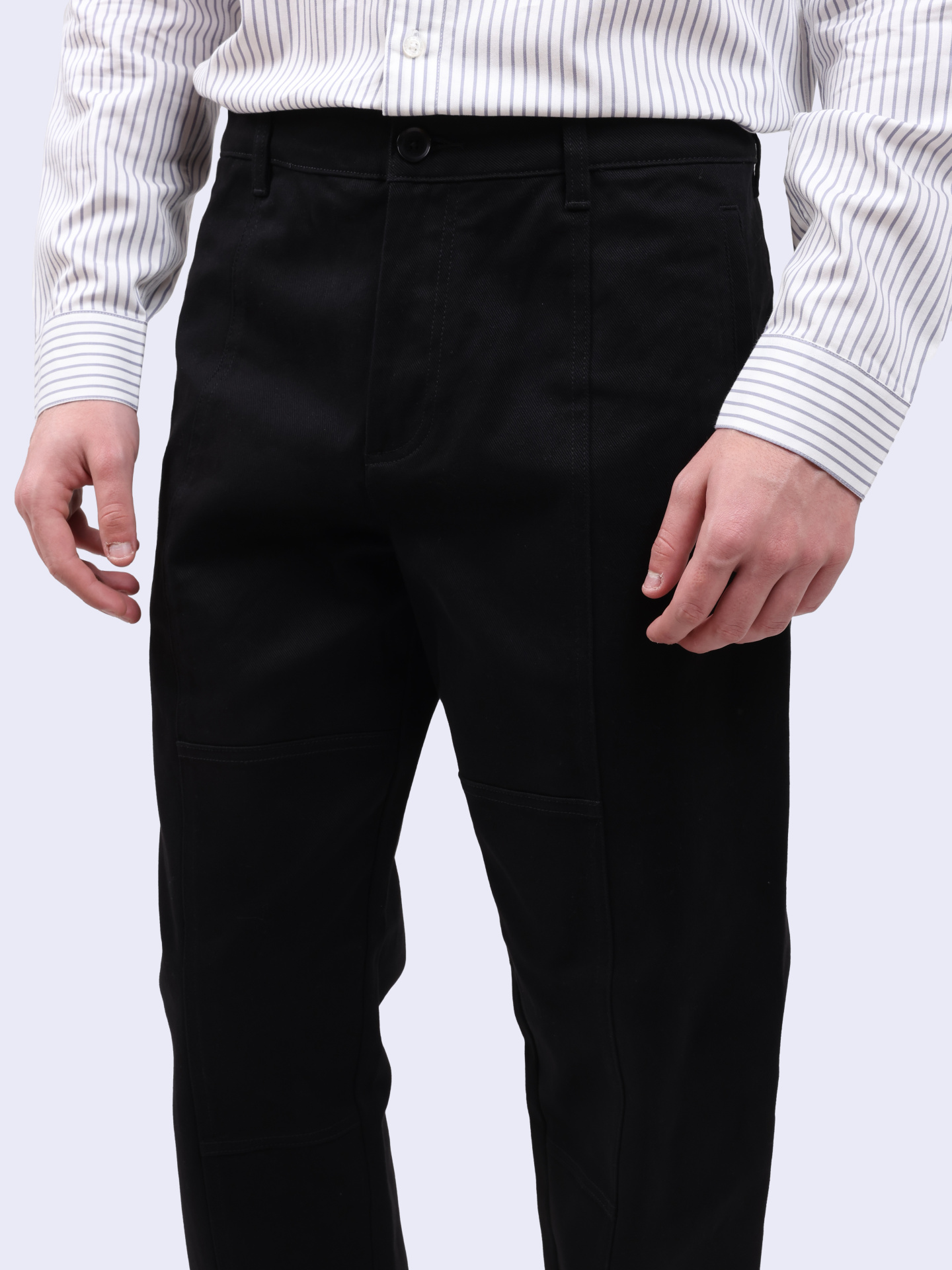 Брюки Armani Exchange 6DZP26 ZN5RZ 1200 черные мужские из хлопка — купить в интернет-магазине Verdistore