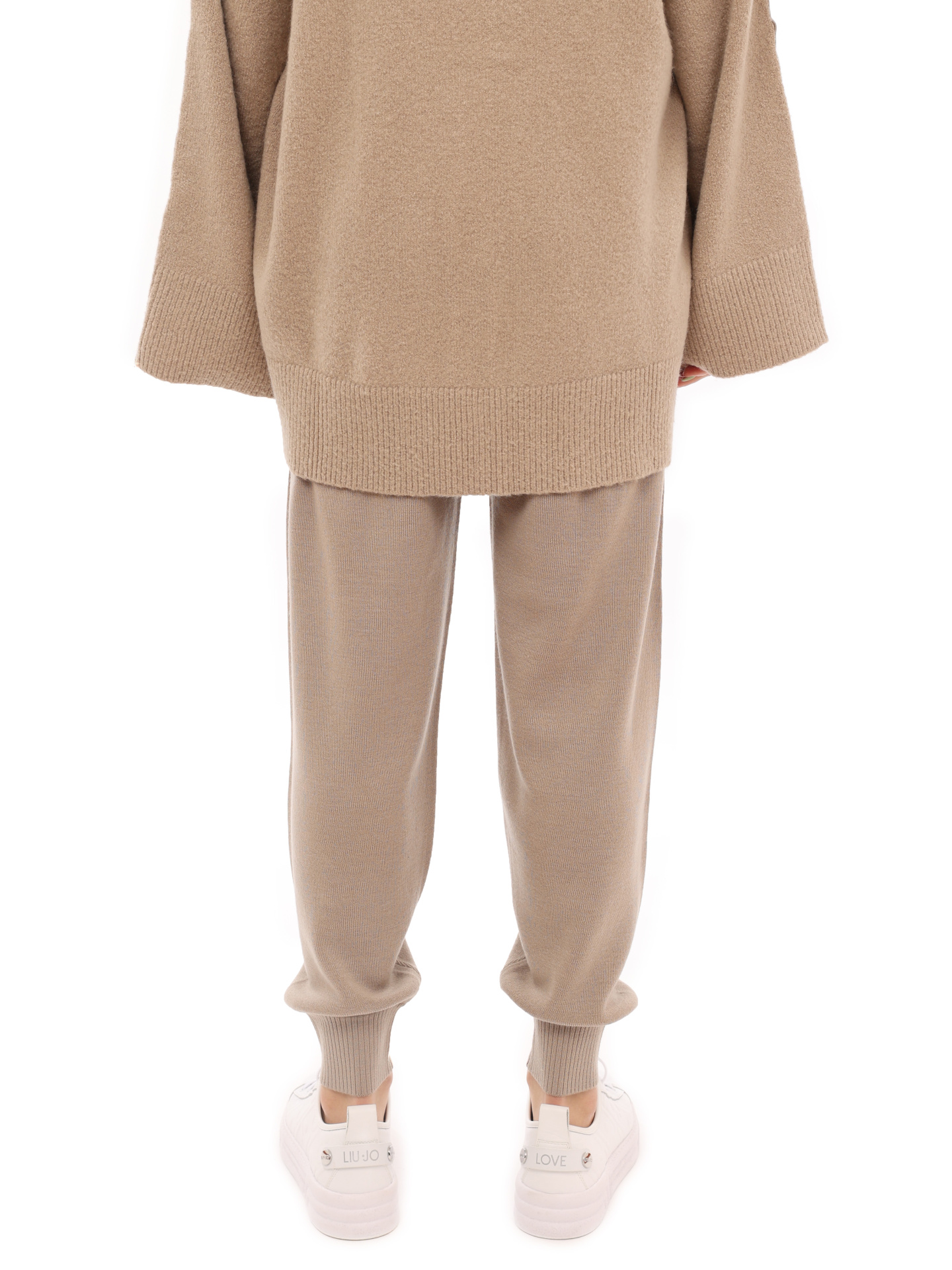 Брюки Armani Exchange 6LYP1G YME3Z 1768 бежевые женские из шерсти — купить в интернет-магазине Verdistore