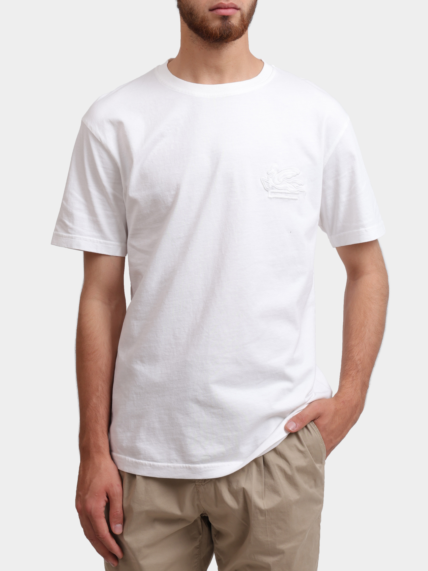 Футболка MRMA0007 AR233 W0800 белая мужская хлопковая — купить в интернет-магазине Verdistore