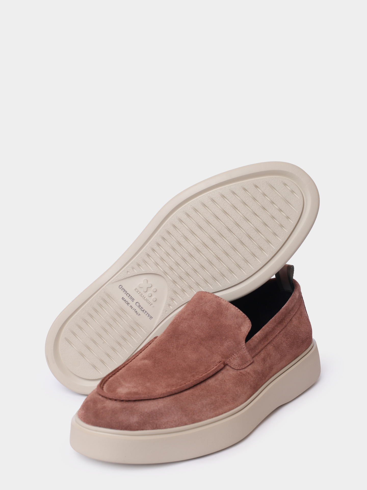 Лоферы Officine Creative OCUFRAMO10LIC36G235 замшевые мужские — купить в интернет-магазине Verdistore