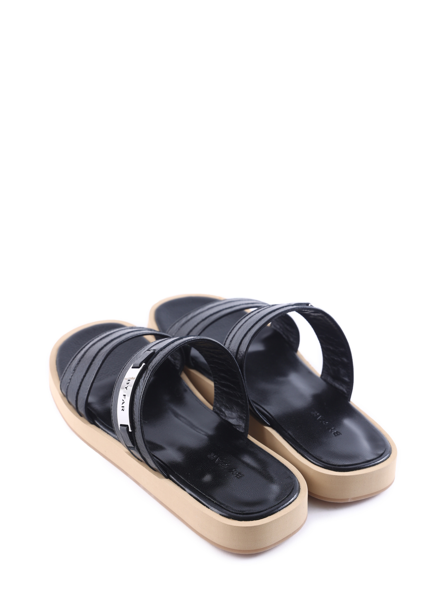 Сандалии By Far 22CRESBLGG BL кожаные женские — купить в интернет-магазине Verdistore