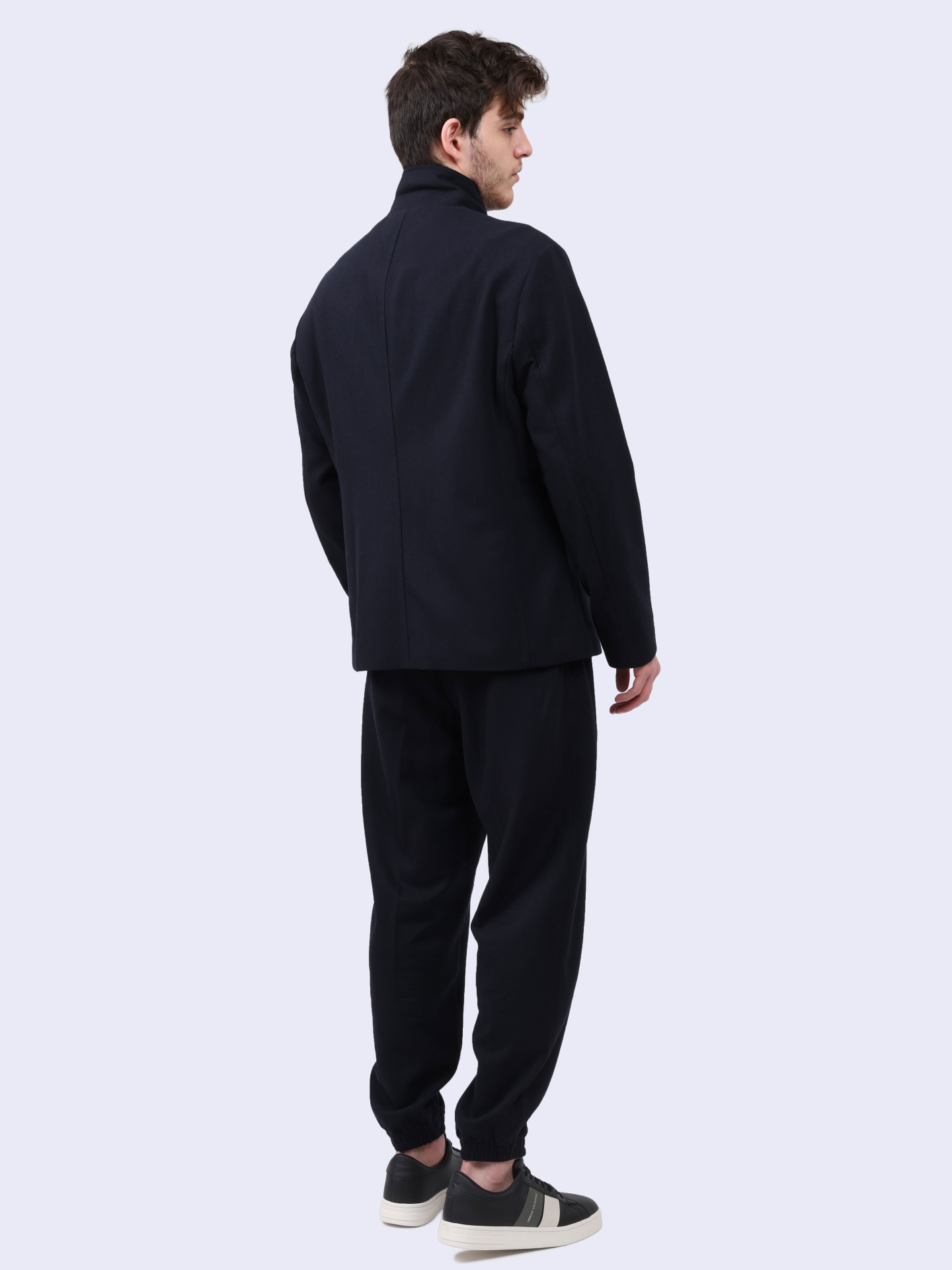 Брюки Armani Exchange 6DZP32 ZN5QZ 1510 черные мужские со стрелками — купить в интернет-магазине Verdistore