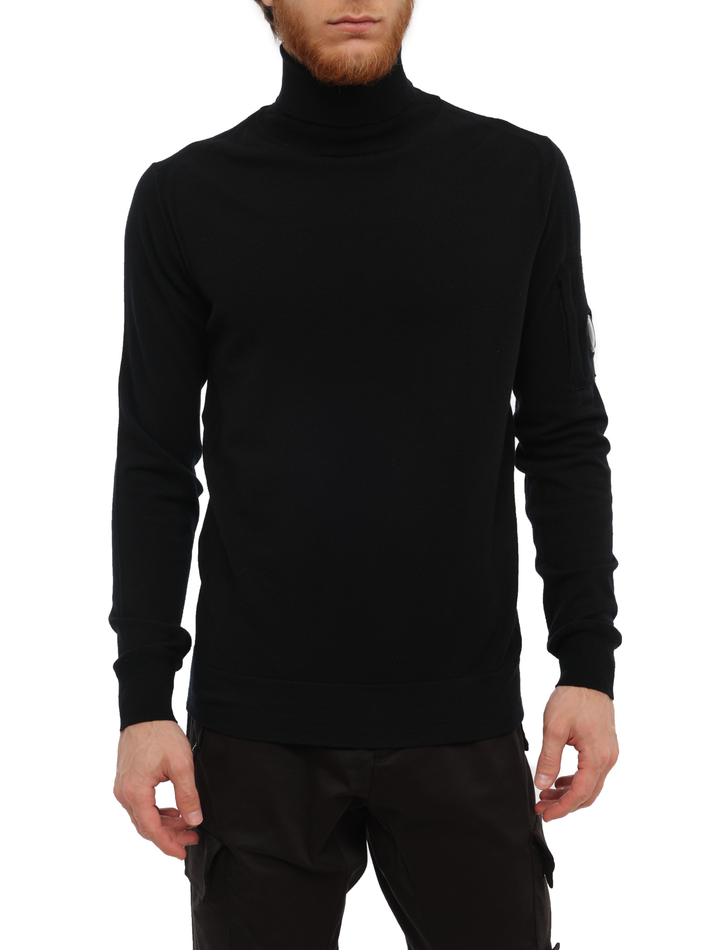 Водолазка C.P. Company 15CMKN076A-005528A 999 черная мужская — купить в интернет-магазине Verdistore