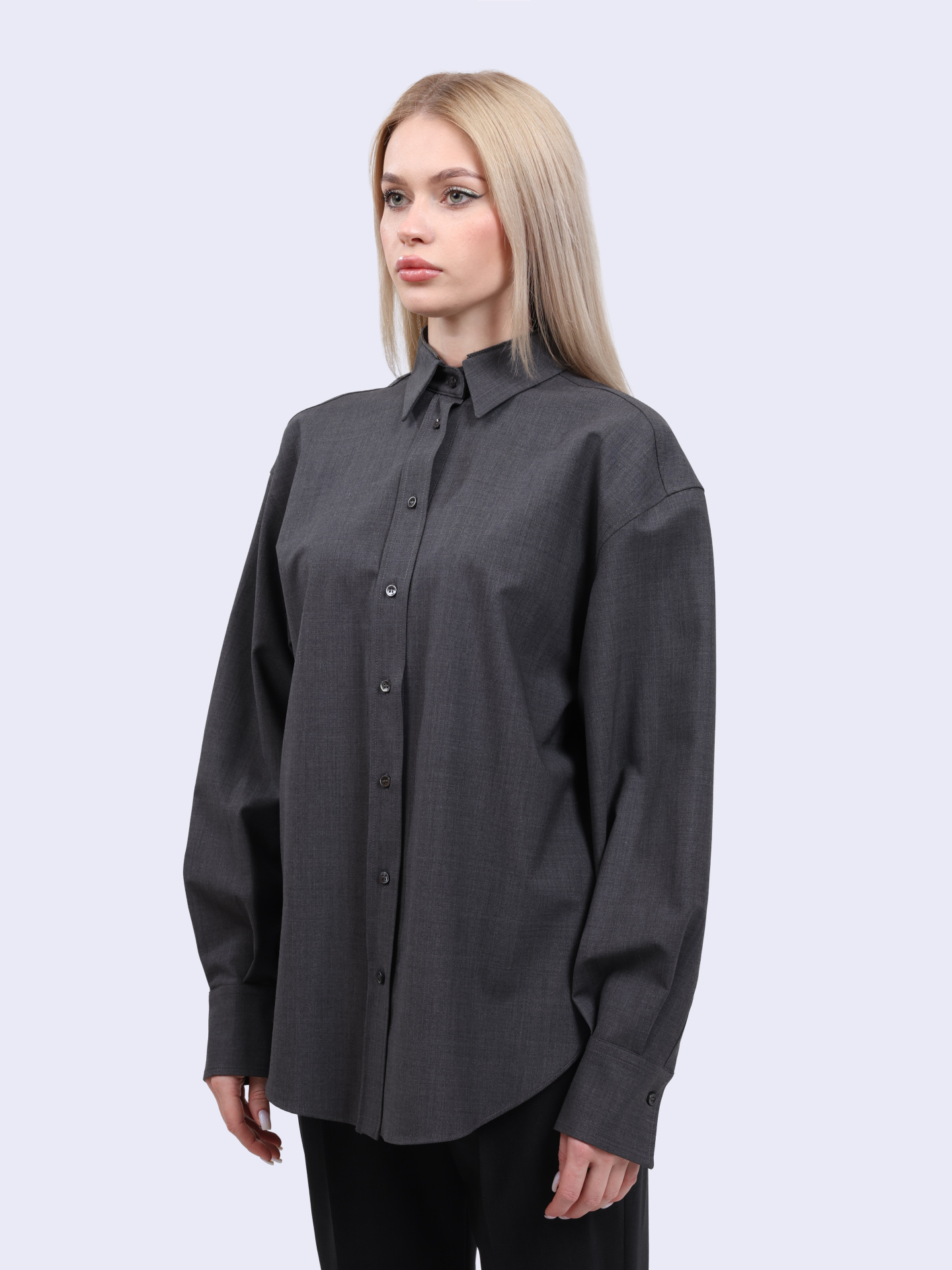 Рубашка Brunello Cucinelli M0W07MK916 C4078 шерстяная женская — купить в интернет-магазине Verdistore