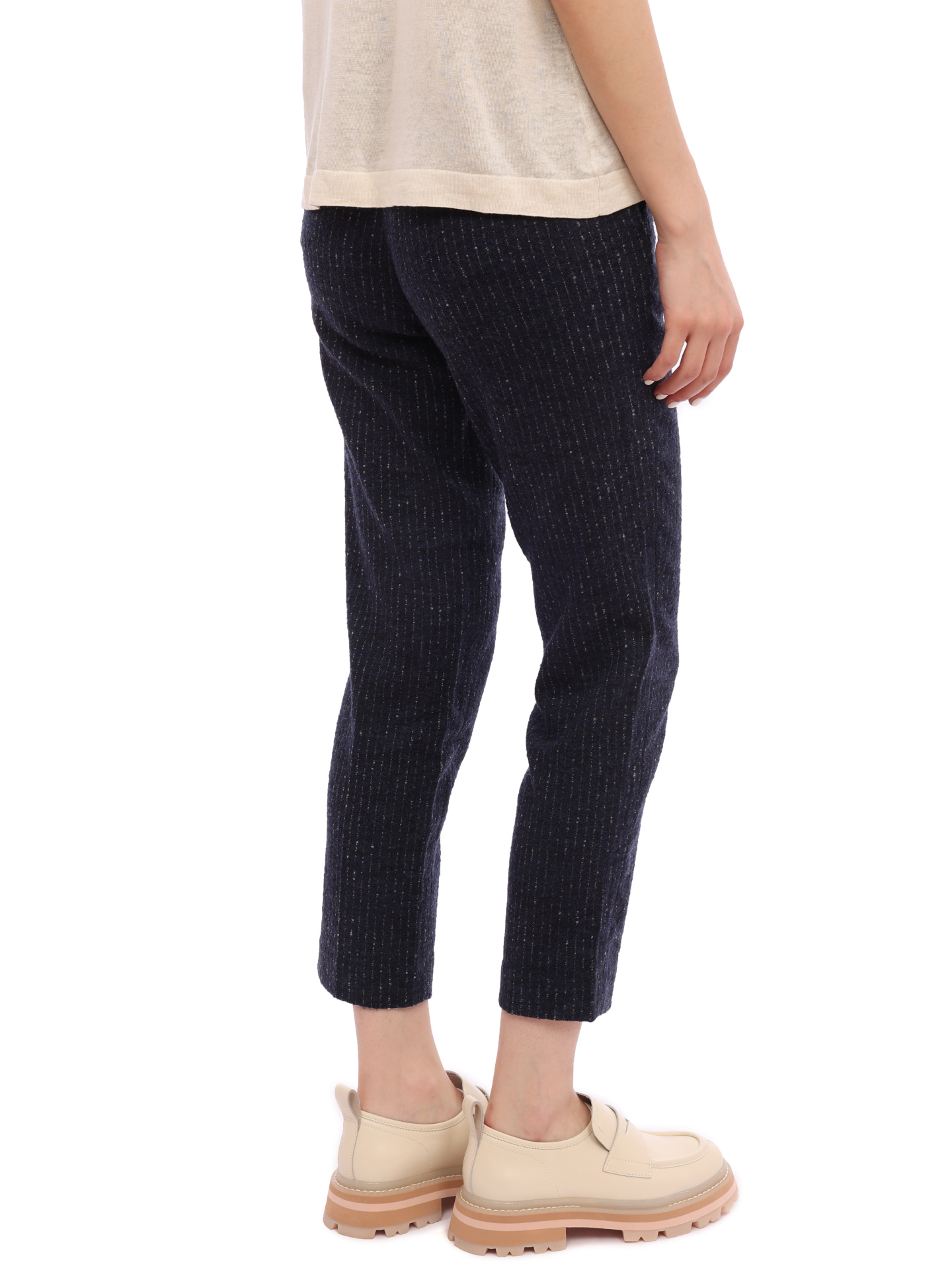 Брюки Ballantyne LLT043 синие женские в полоску — купить в интернет-магазине Verdistore