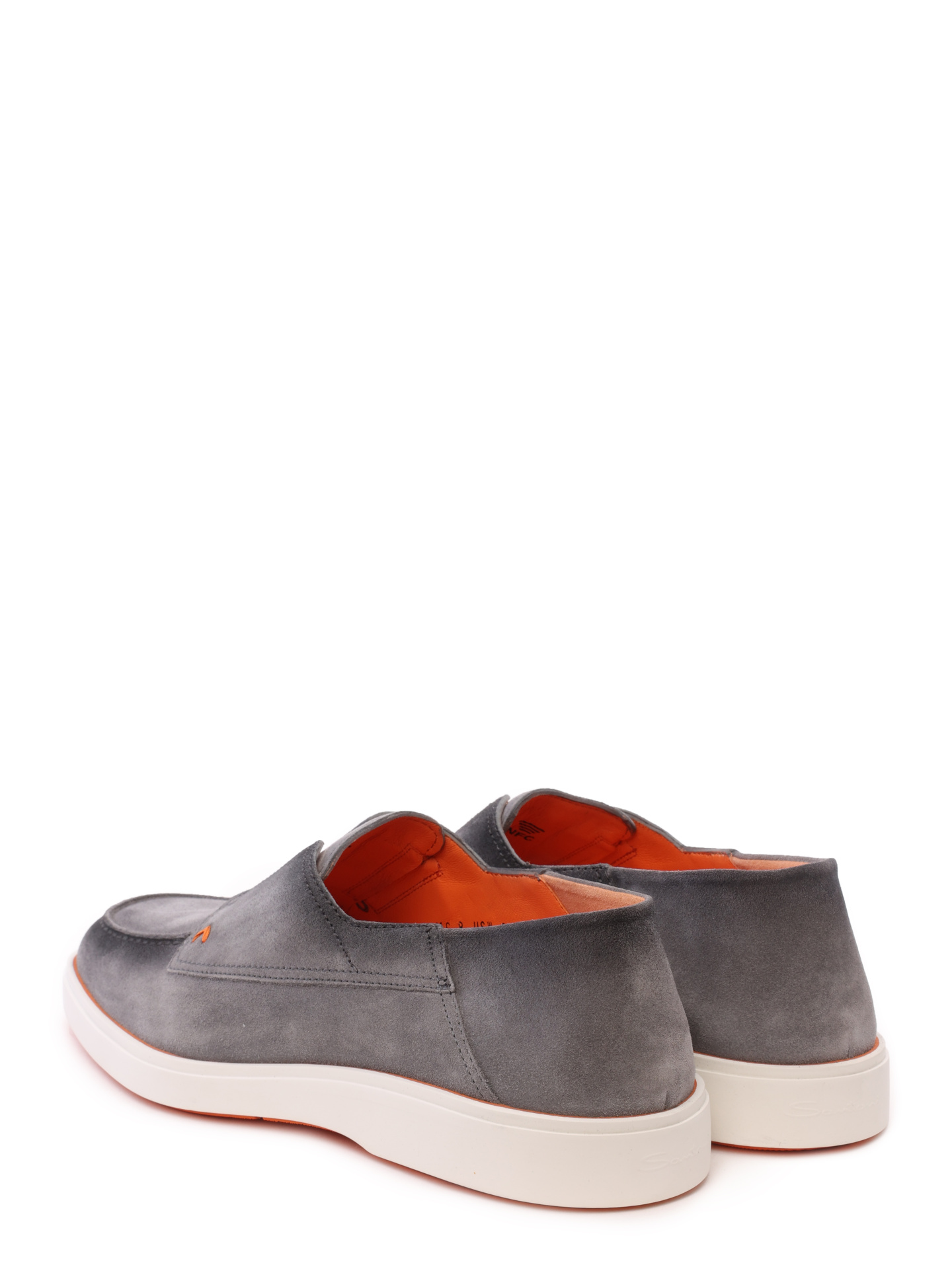 Лоферы замшевые серые на белой подошве — купить в интернет-магазине Verdistore