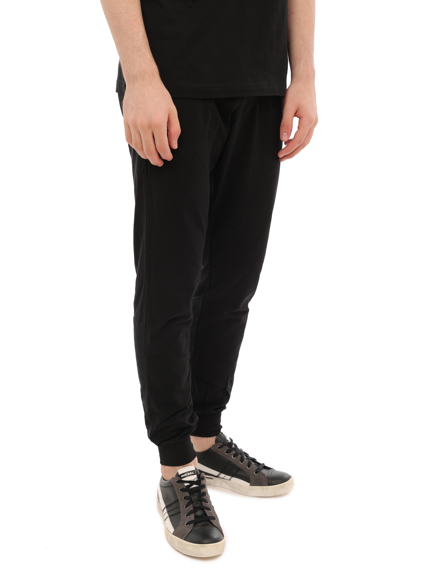 Джоггеры Diesel 00SJ3J0KEAZ900 черные мужские — купить в интернет-магазине Verdistore