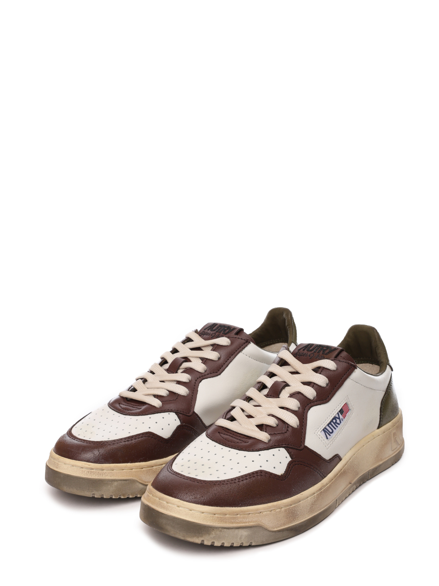 Кеды Autry AVLM-VL03 комбинированные мужские с потертостями — купить в интернет-магазине Verdistore