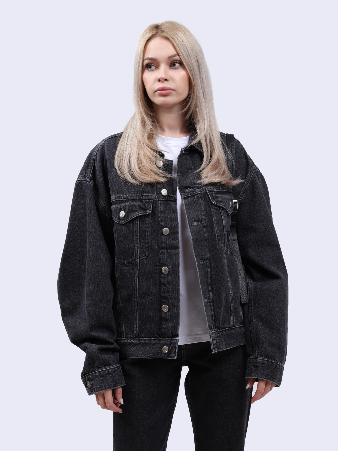 Куртка Calvin Klein Jeans J20J223711 1BZ джинсовая женская — купить в интернет-магазине Verdistore