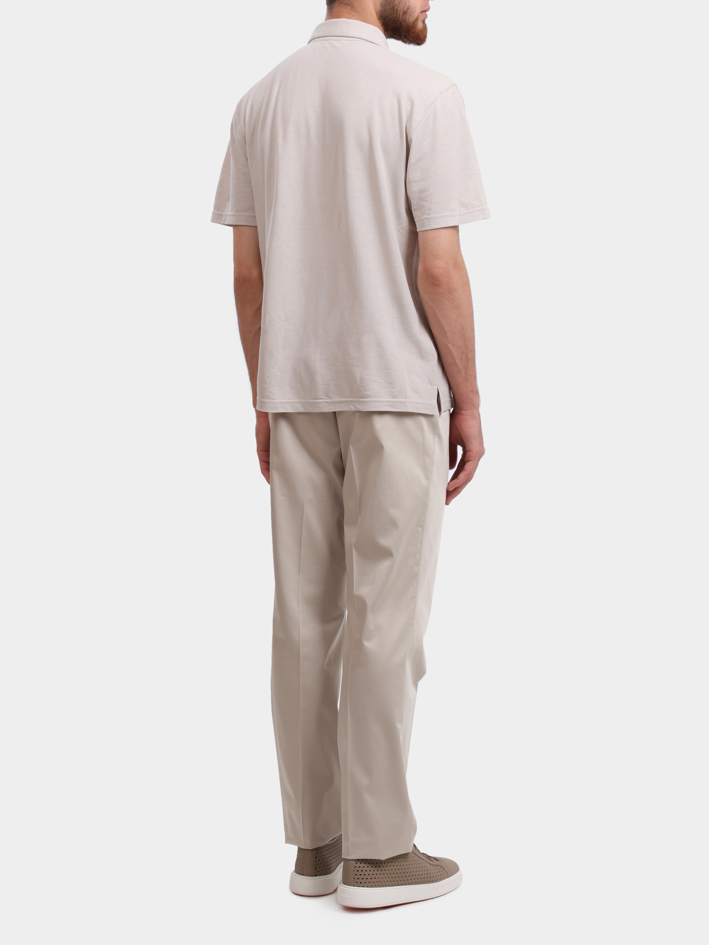 Поло Lardini LPMC80 64053 200 бежевое мужское из хлопка — купить в интернет-магазине Verdistore