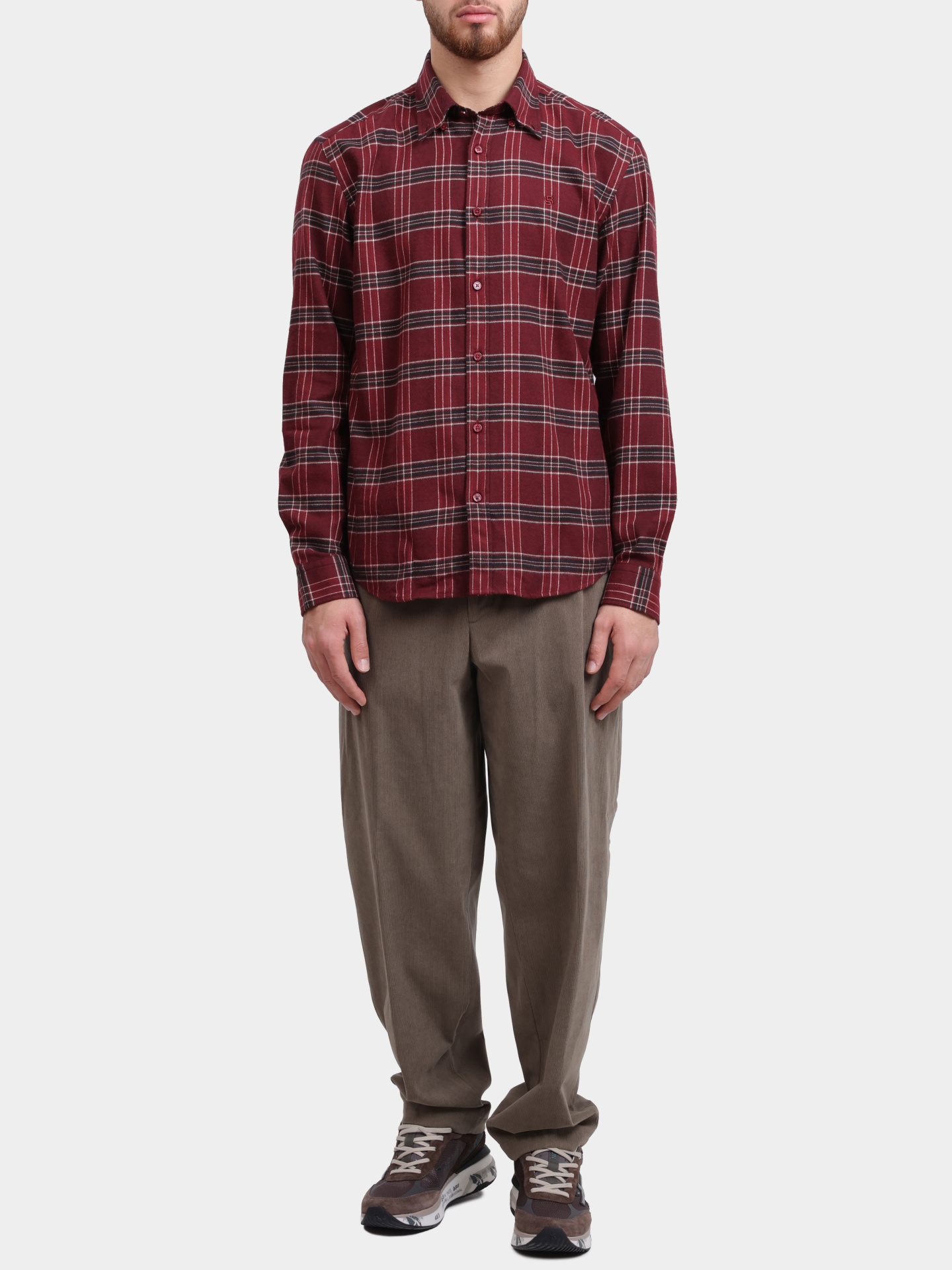 Рубашка Boss 50550049 602 клетчатая мужская — купить в интернет-магазине Verdistore