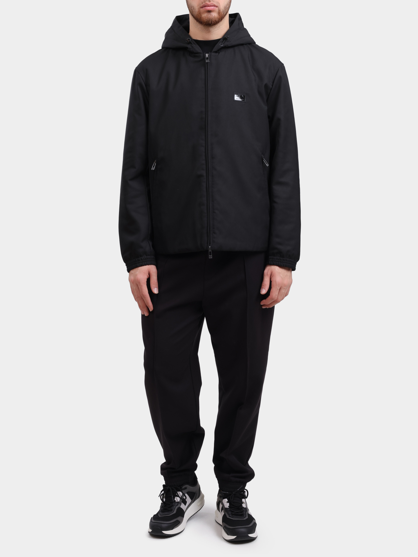 Куртка Armani Exchange XM001102 AF16672 черная мужская  — купить в интернет-магазине Verdistore