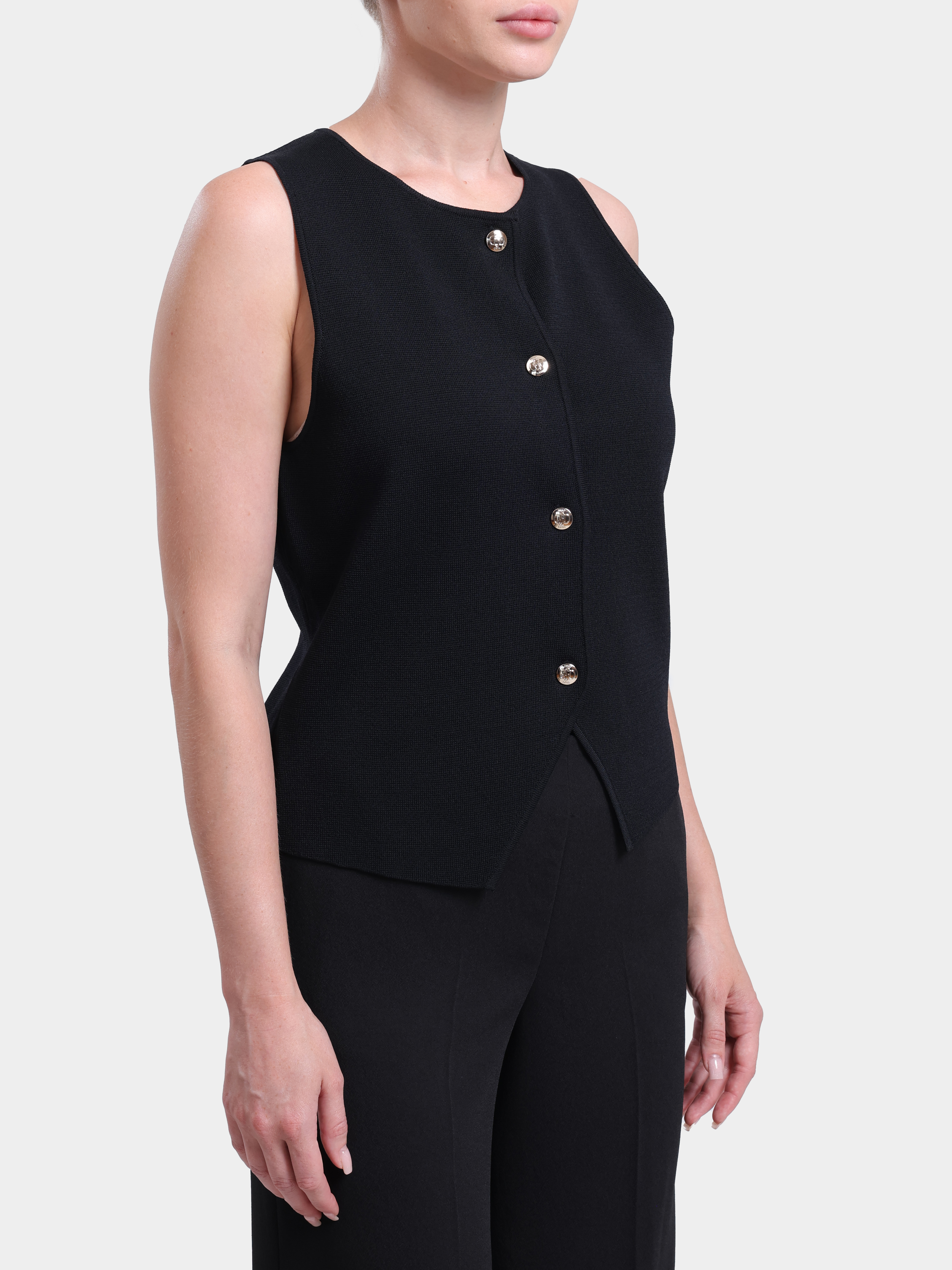 Жилет Liu-Jo CF5312 MS55N 22222 черный женский — купить в интернет-магазине Verdistore