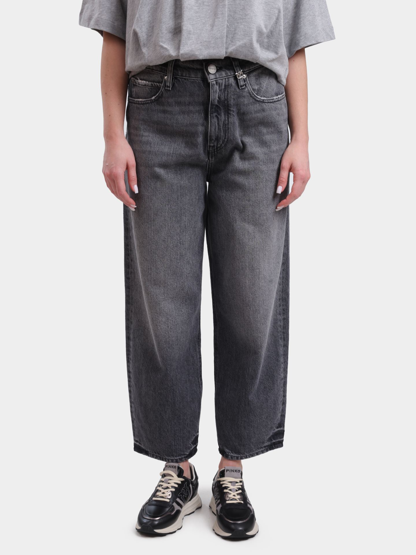 Джинсы Pinko 103857 A2RY PJ9 женские с эффектом потертости — купить в интернет-магазине Verdistore