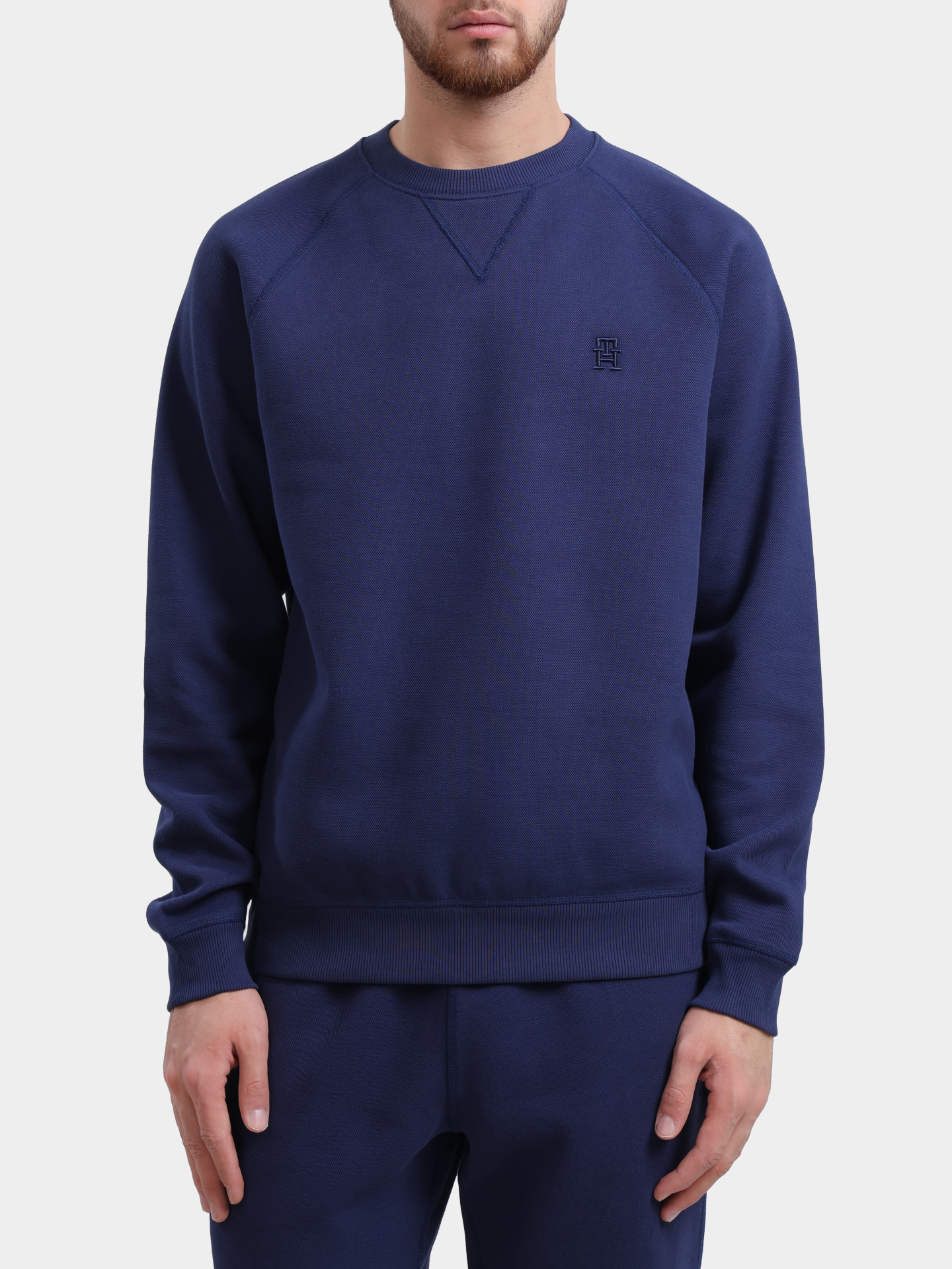 Свитшот Tommy Hilfiger MW0MW39397 синий мужской  — купить в интернет-магазине Verdistore