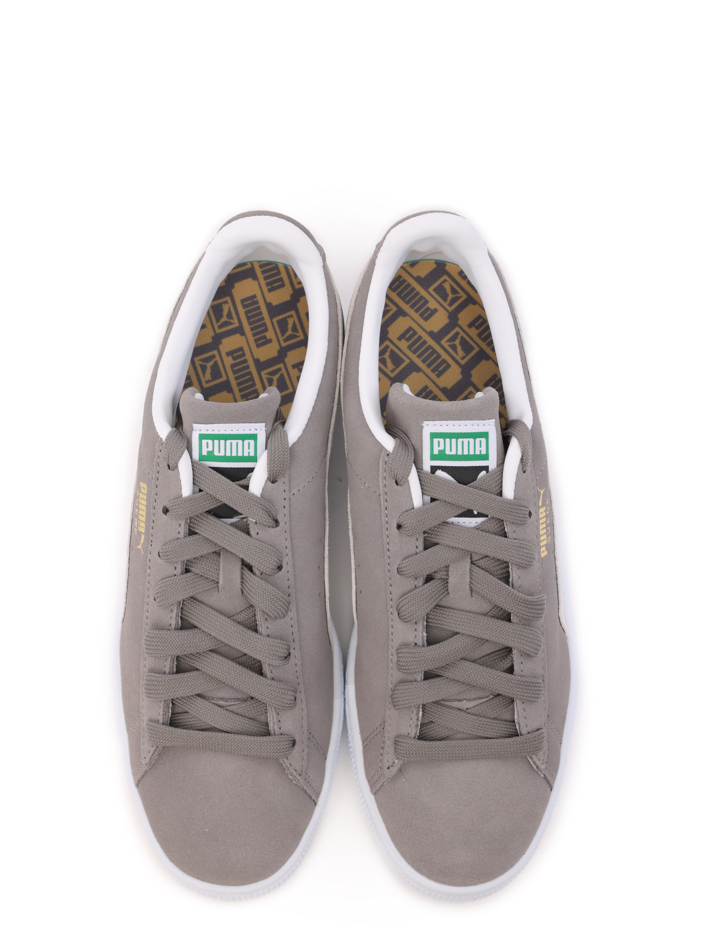 Кеды серые с бежевыми вставками по бокам — купить в интернет-магазине Verdistore