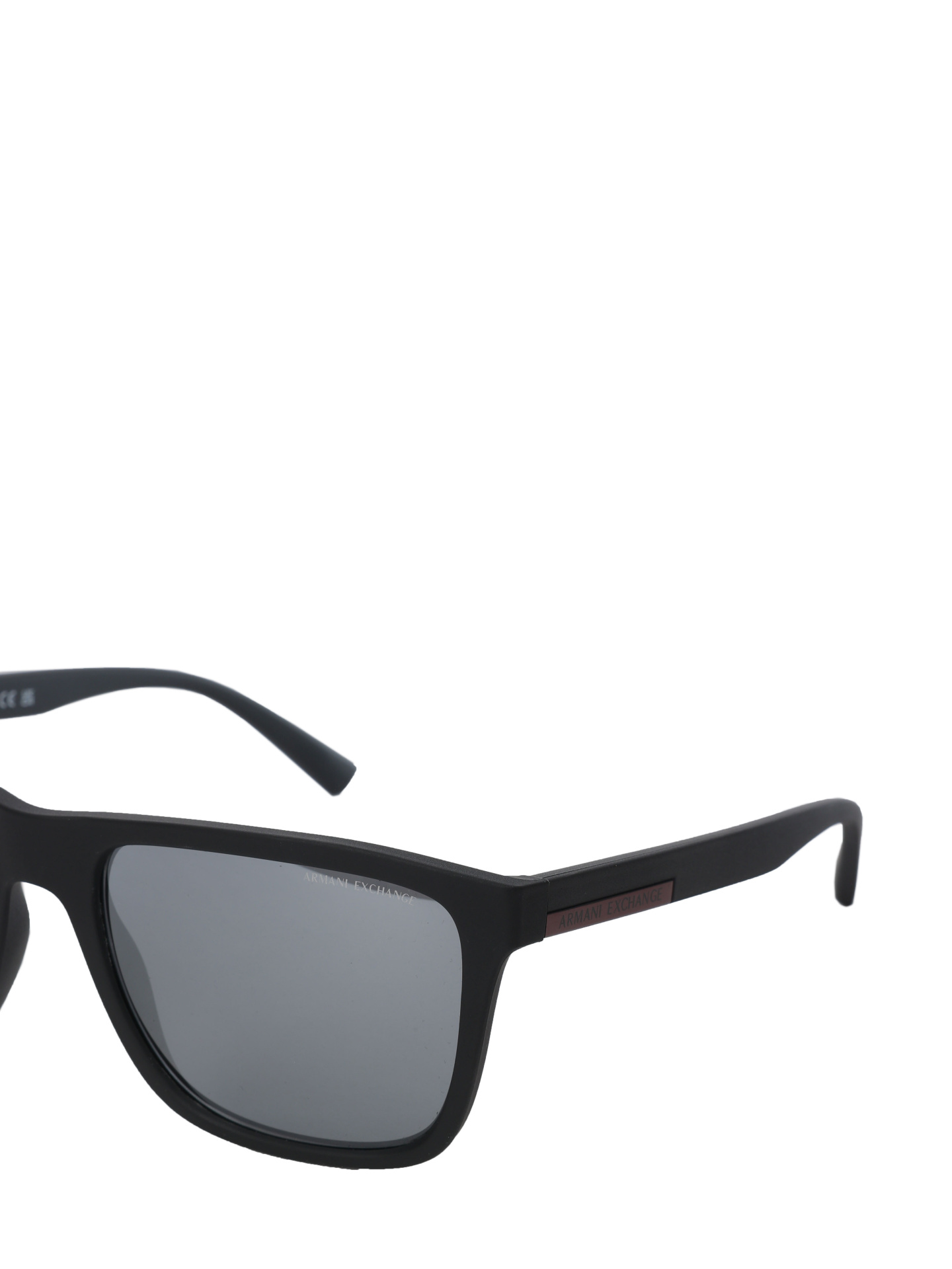 Очки Armani Exchange 0AX4080S80786G57 солнцезащитные с матовой черной оправой  — купить в интернет-магазине Verdistore