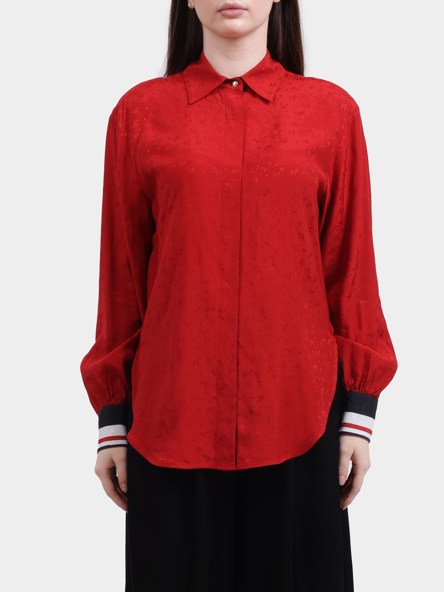 Рубашка Pinko 105434 A2PX RA1 красная женская — купить в интернет-магазине Verdistore