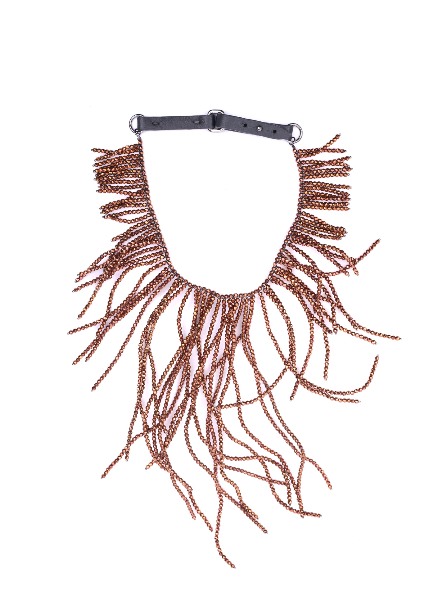 Ожерелье Brunello Cucinelli MCOW90204 CEOP коричневое женское — купить в интернет-магазине Verdistore