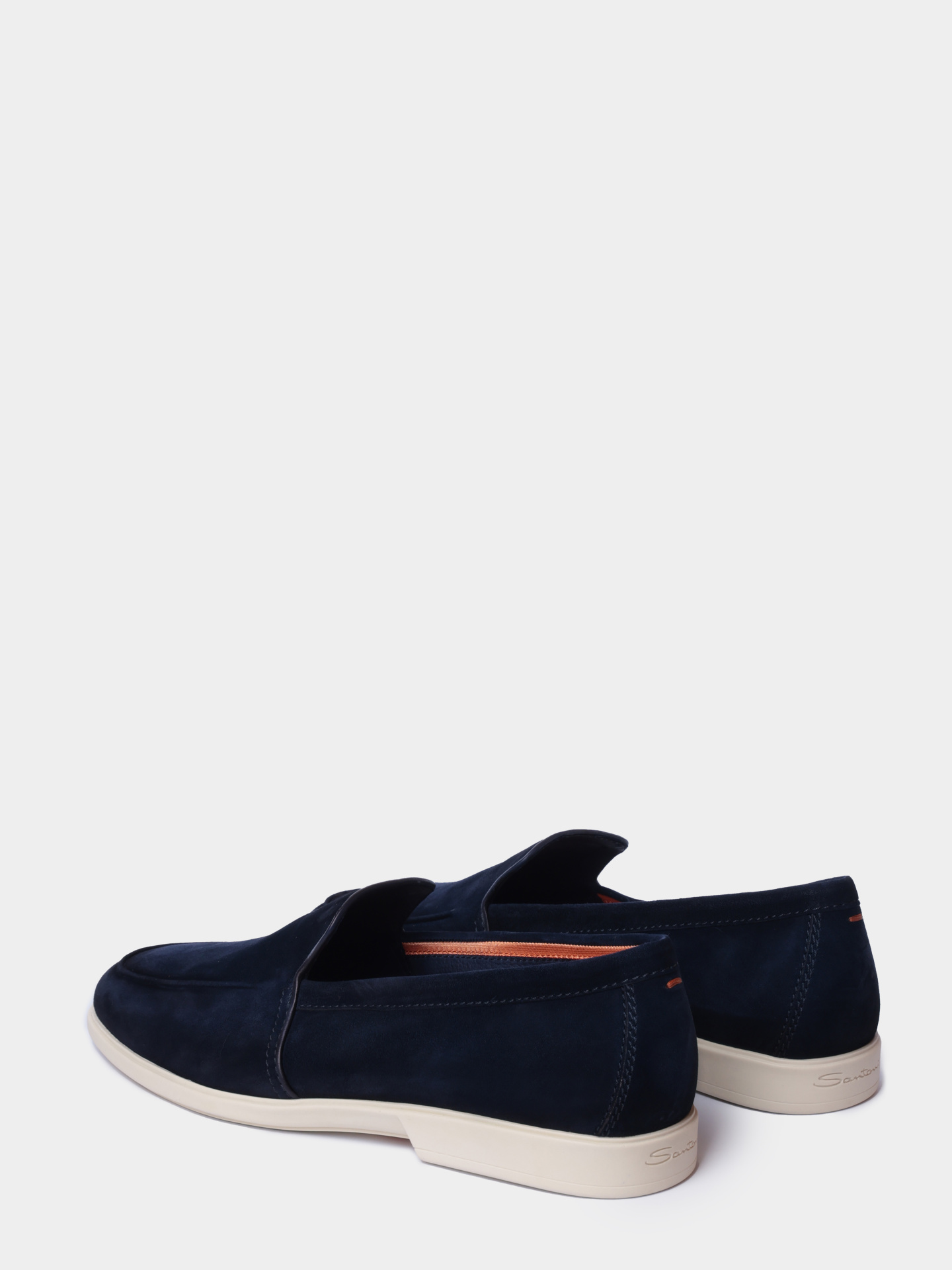Лоферы Santoni MGAG18829TICSEAAU60 замшевые мужские — купить в интернет-магазине Verdistore