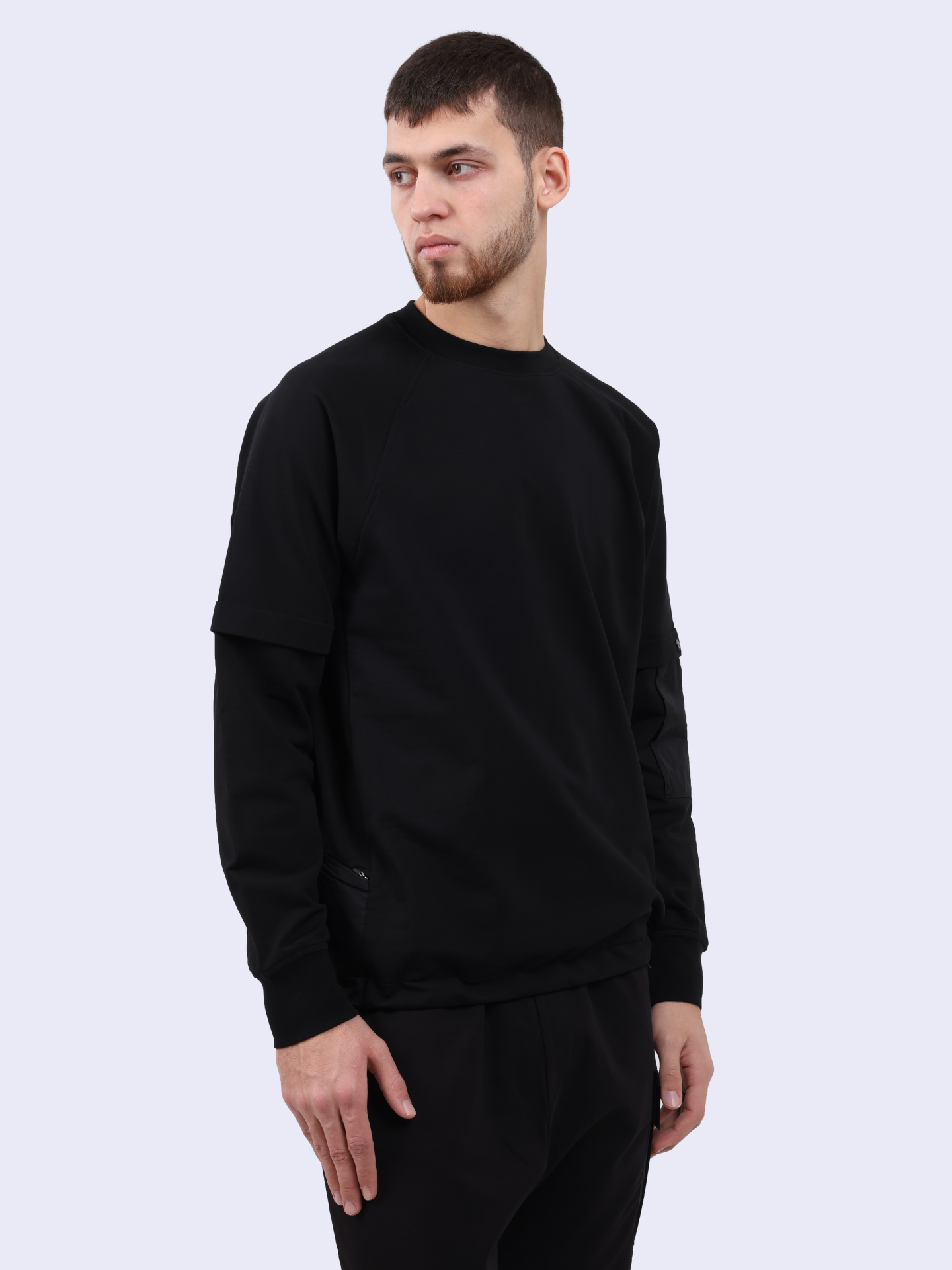Свитшот C.P. Company 17CLSS029A 006452N 999 черный мужской — купить в интернет-магазине Verdistore