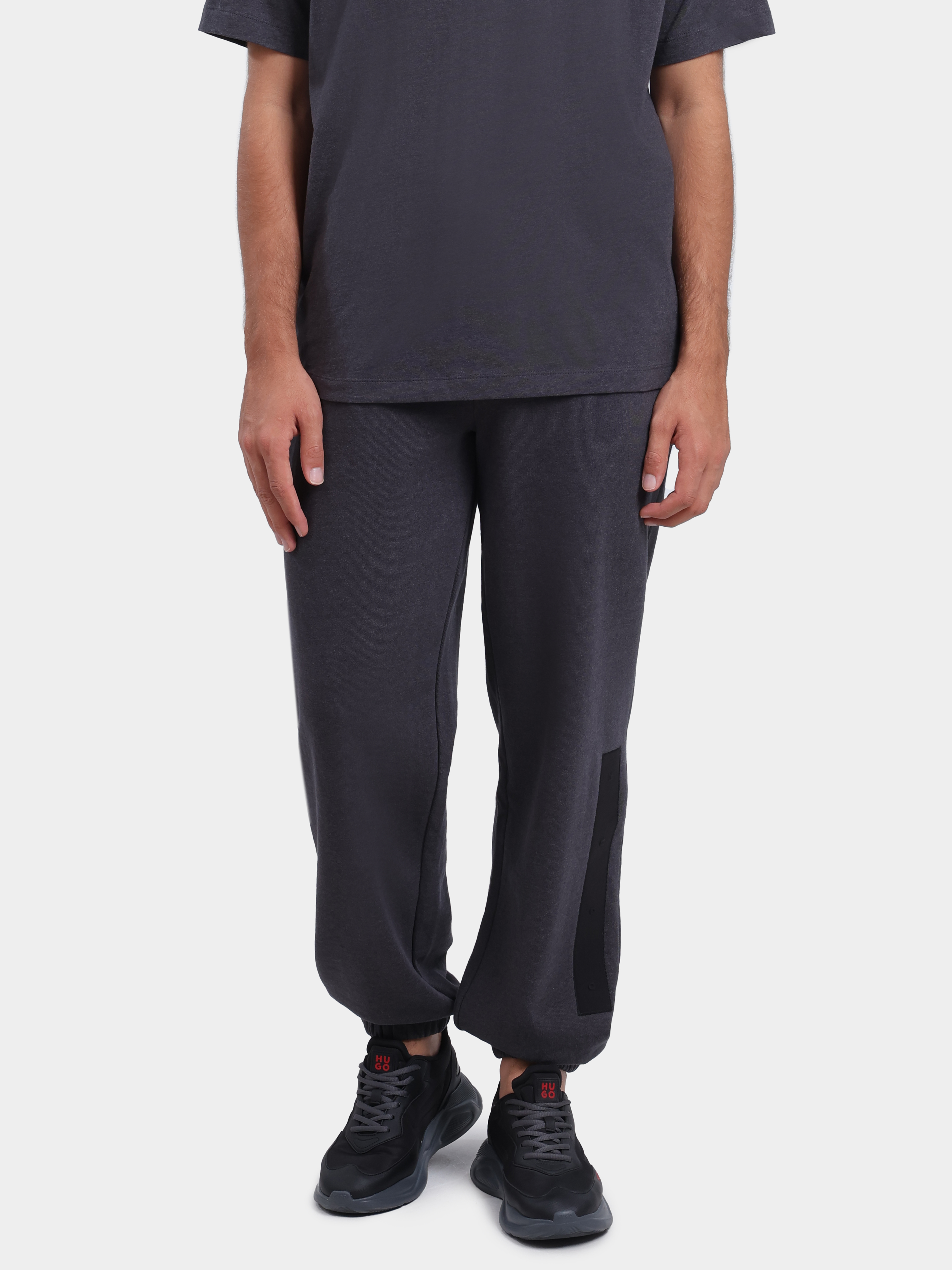 Брюки HUGO RED Dalipant 10279921 01 50563100 014 спортивные серые мужские  — купить в интернет-магазине Verdistore